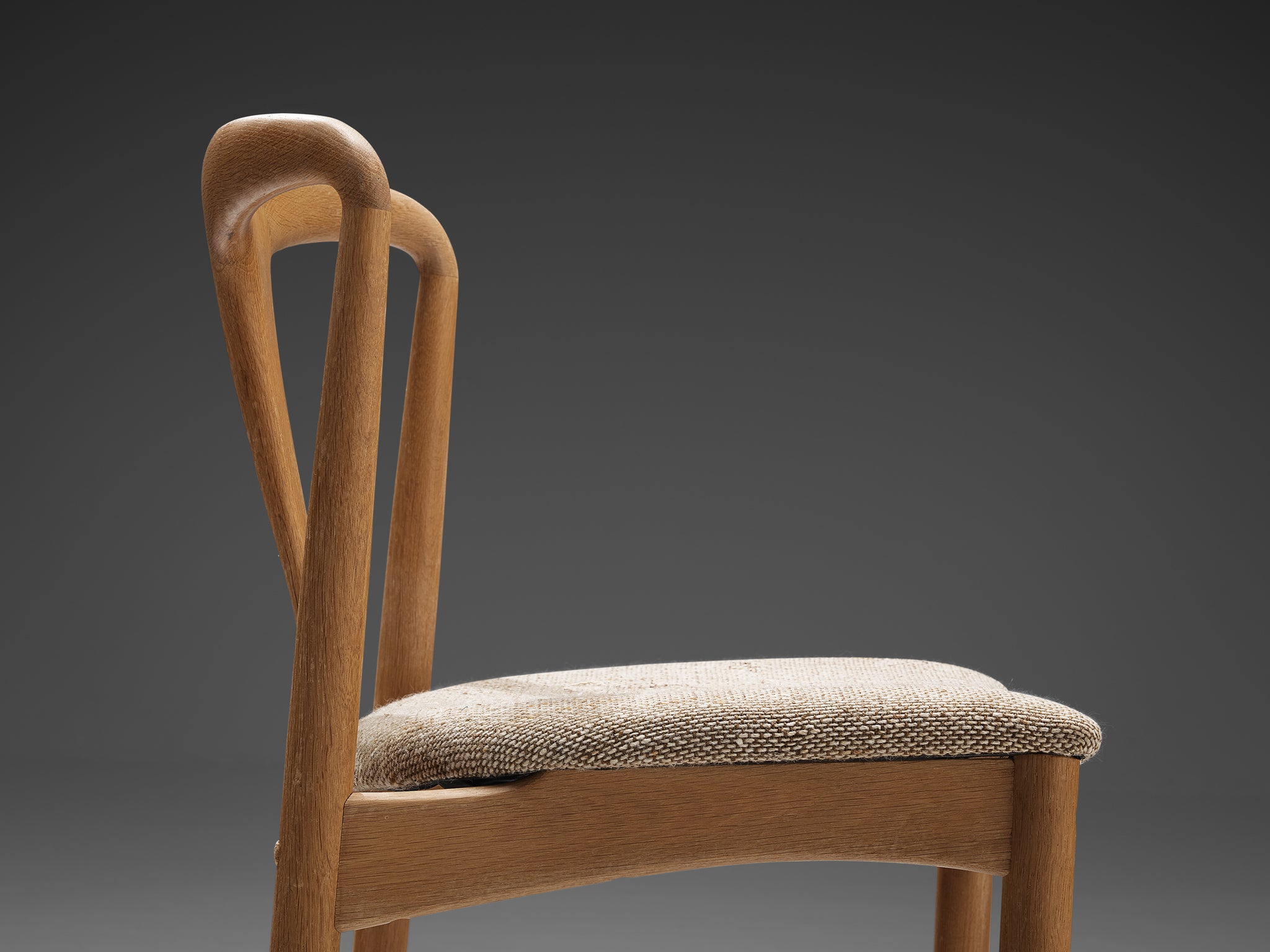 Johannes Andersen Pair of 'Juliane' Dining Chairs in Oak Seating Morentz