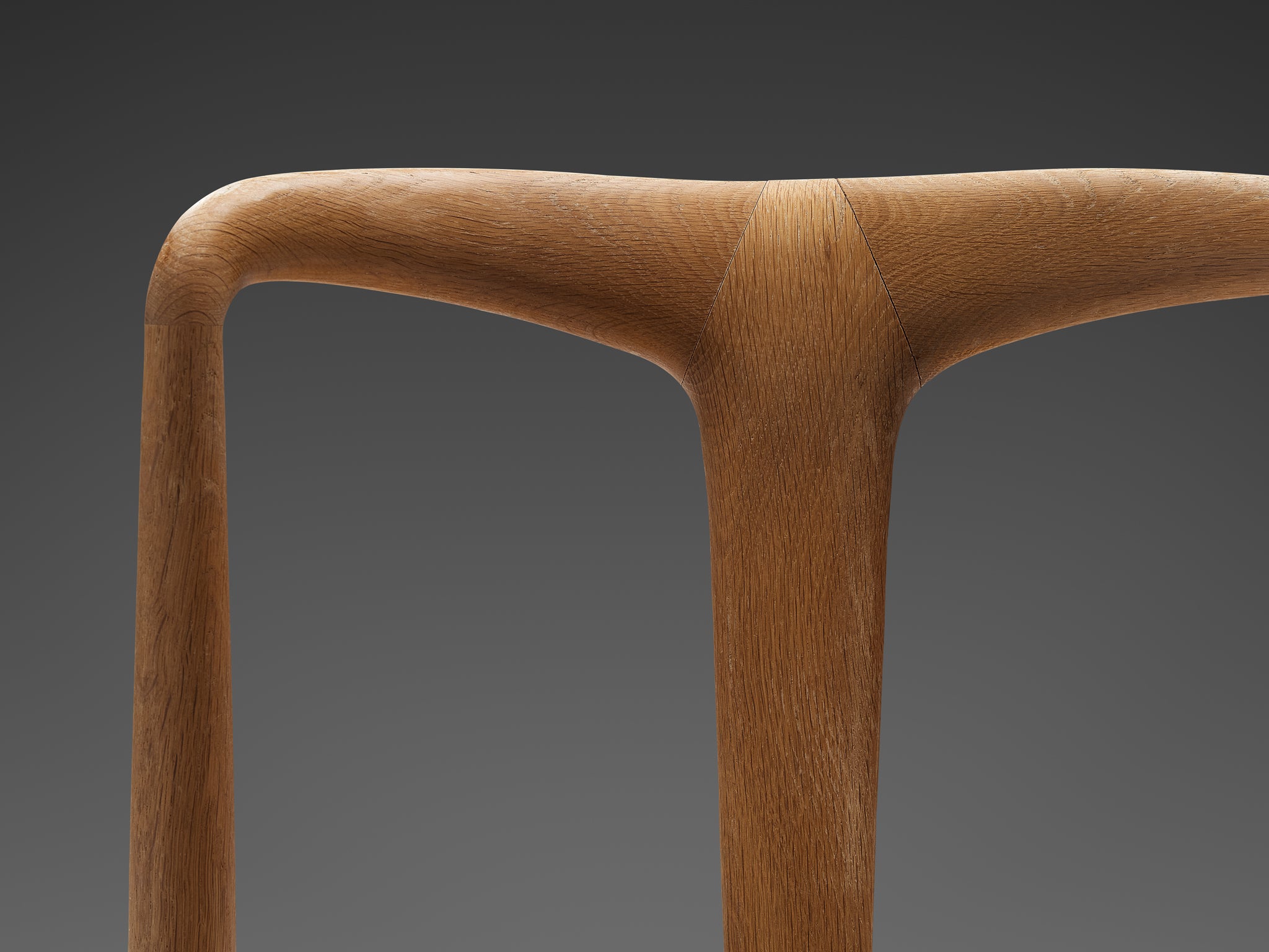 Johannes Andersen Pair of 'Juliane' Dining Chairs in Oak Seating Morentz