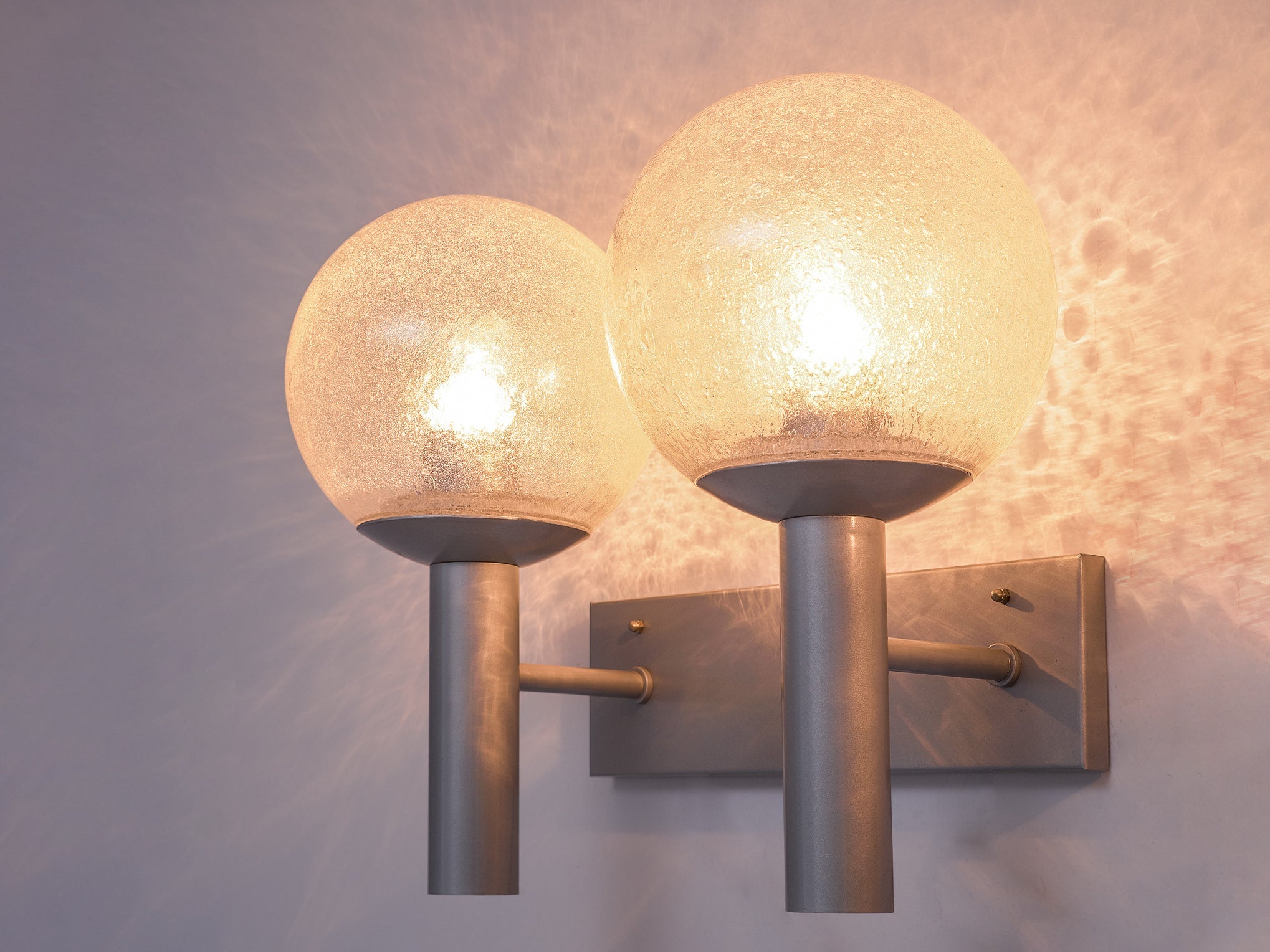 RAAK 'Vigilante' Wall Lights in Hand-Blown Glass lighting Morentz