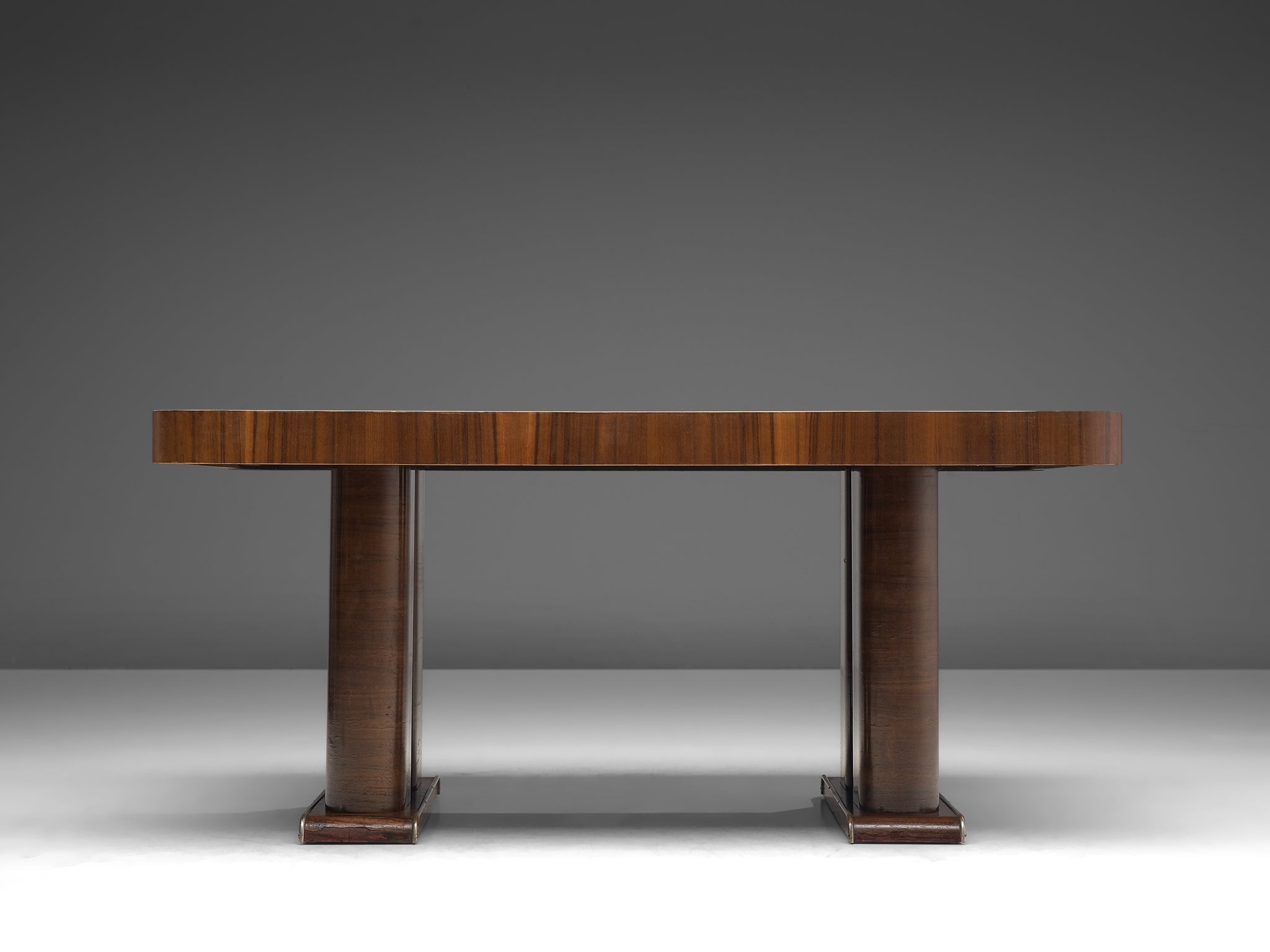 Italian Art Deco Table in Walnut tables Morentz