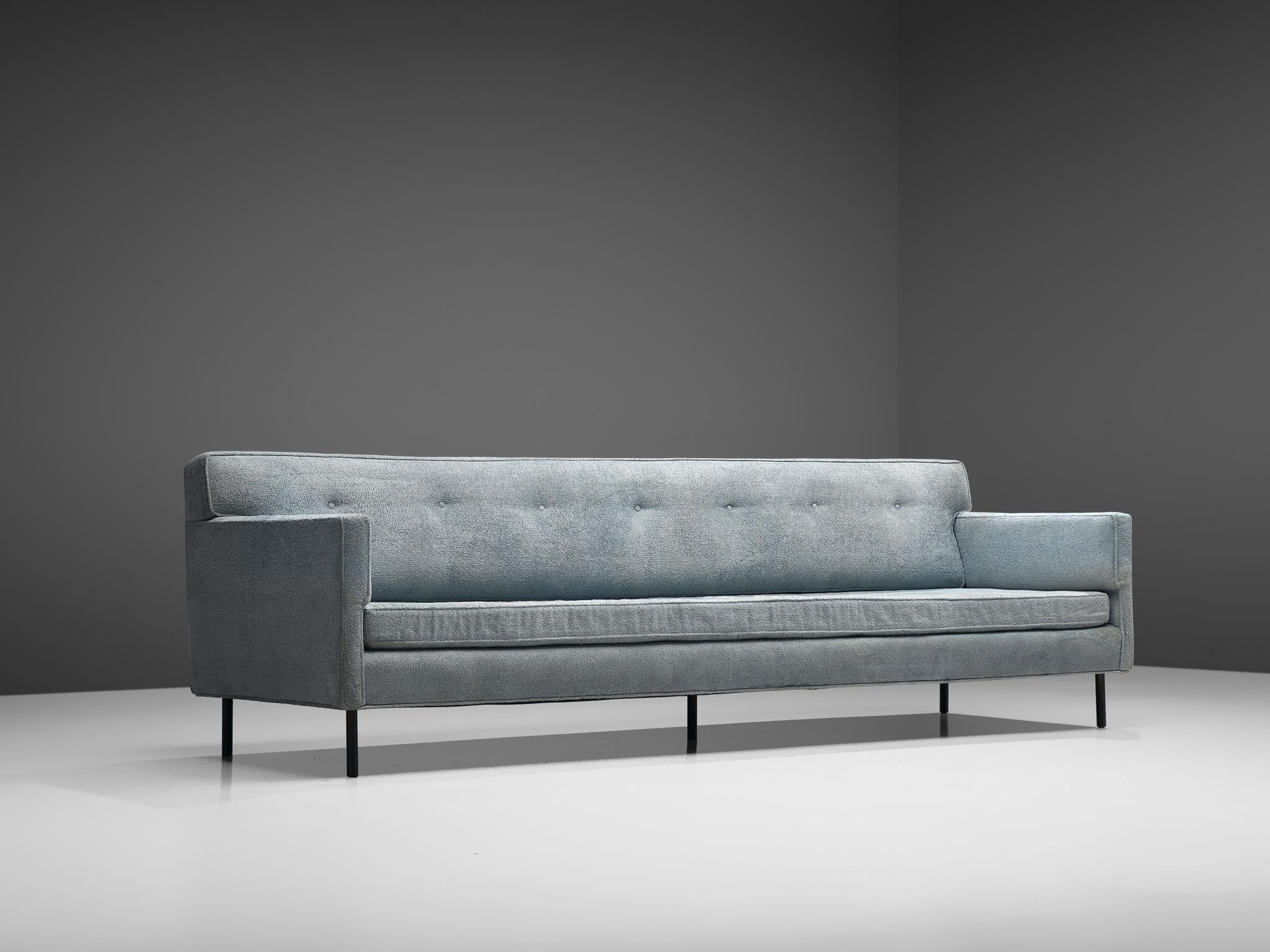 Edward Wormley for Dunbar Sofa in Light Blue Upholstery seating Morentz