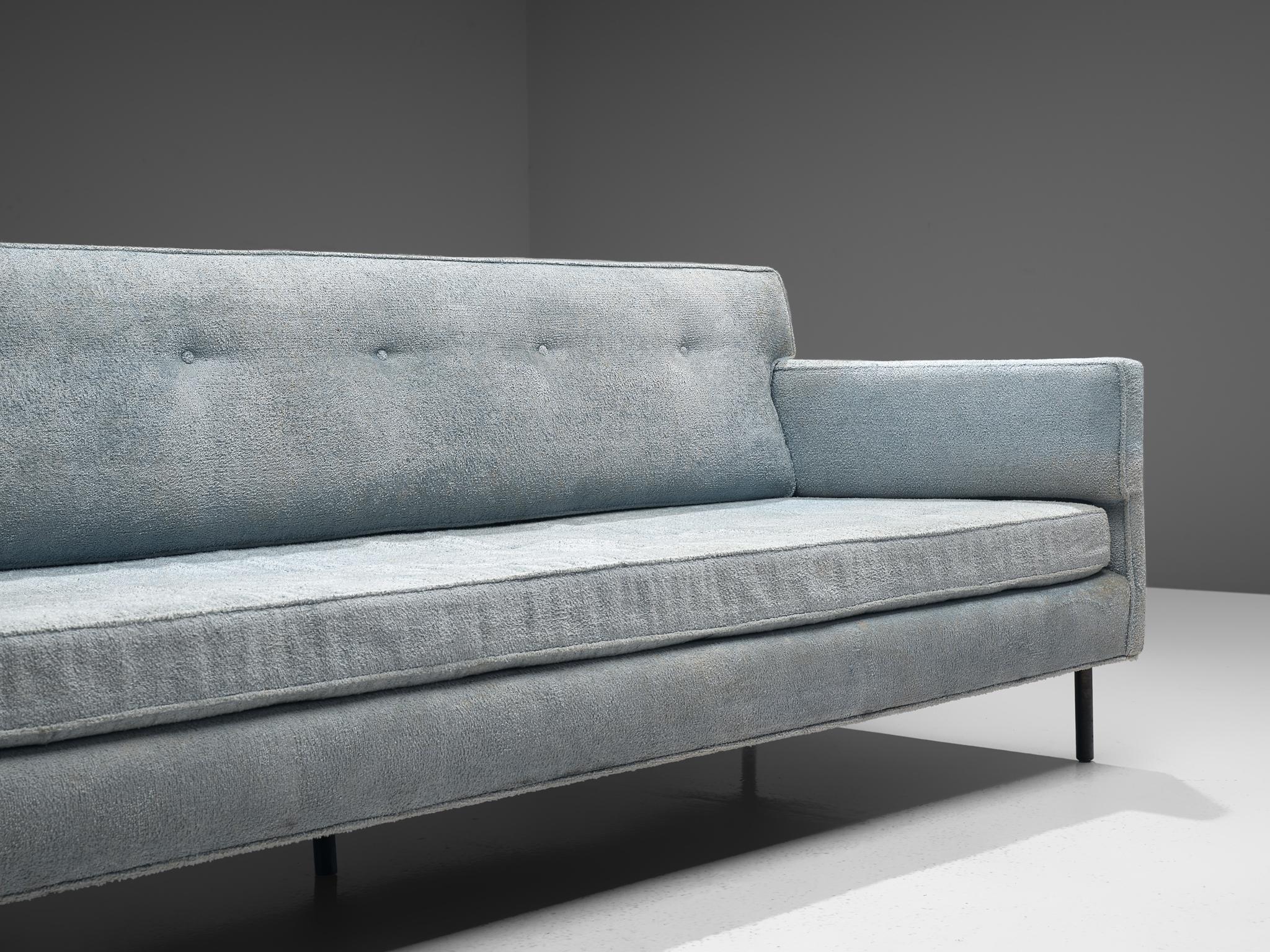 Edward Wormley for Dunbar Sofa in Light Blue Upholstery seating Morentz