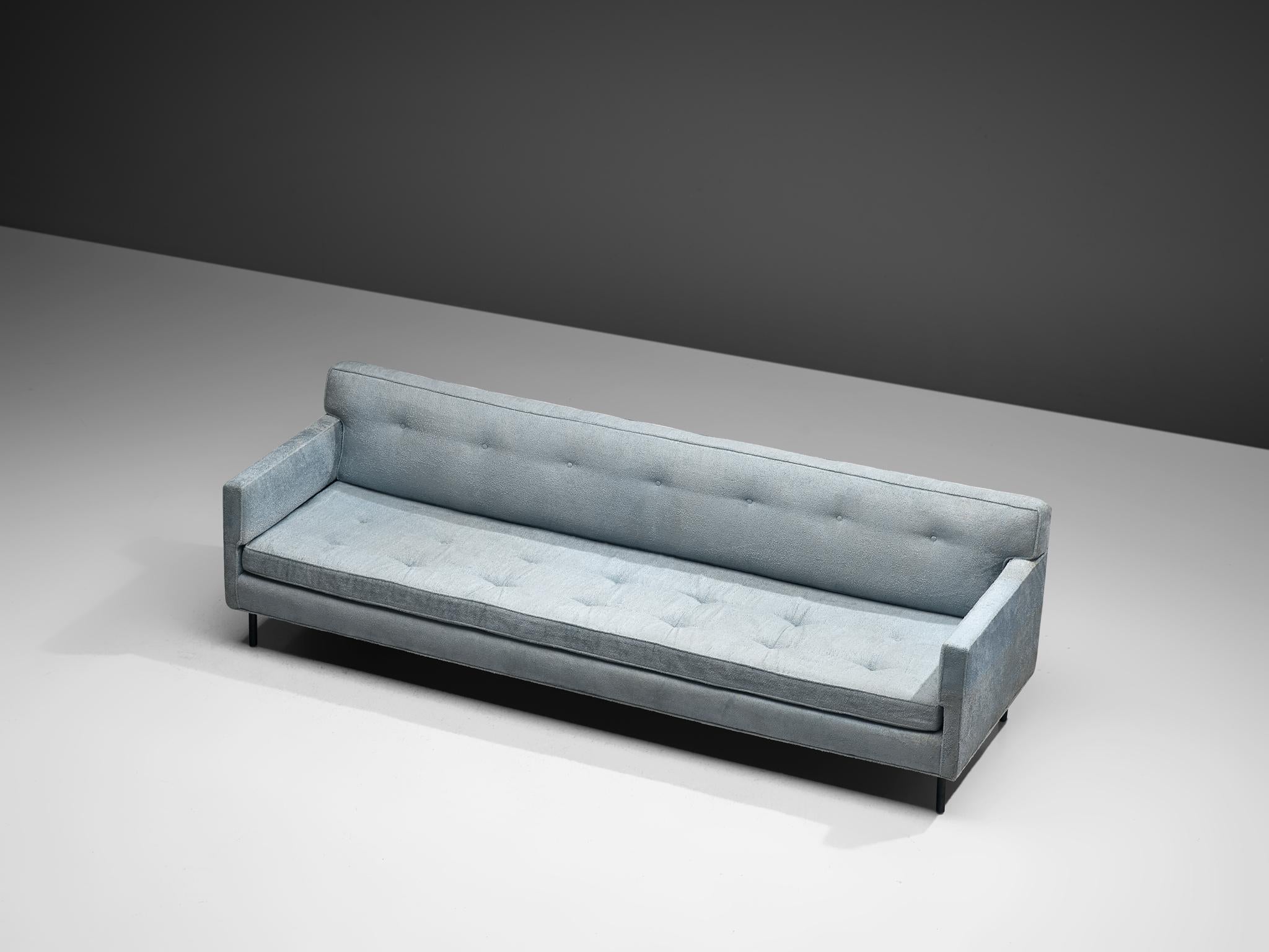 Edward Wormley for Dunbar Sofa in Light Blue Upholstery seating Morentz