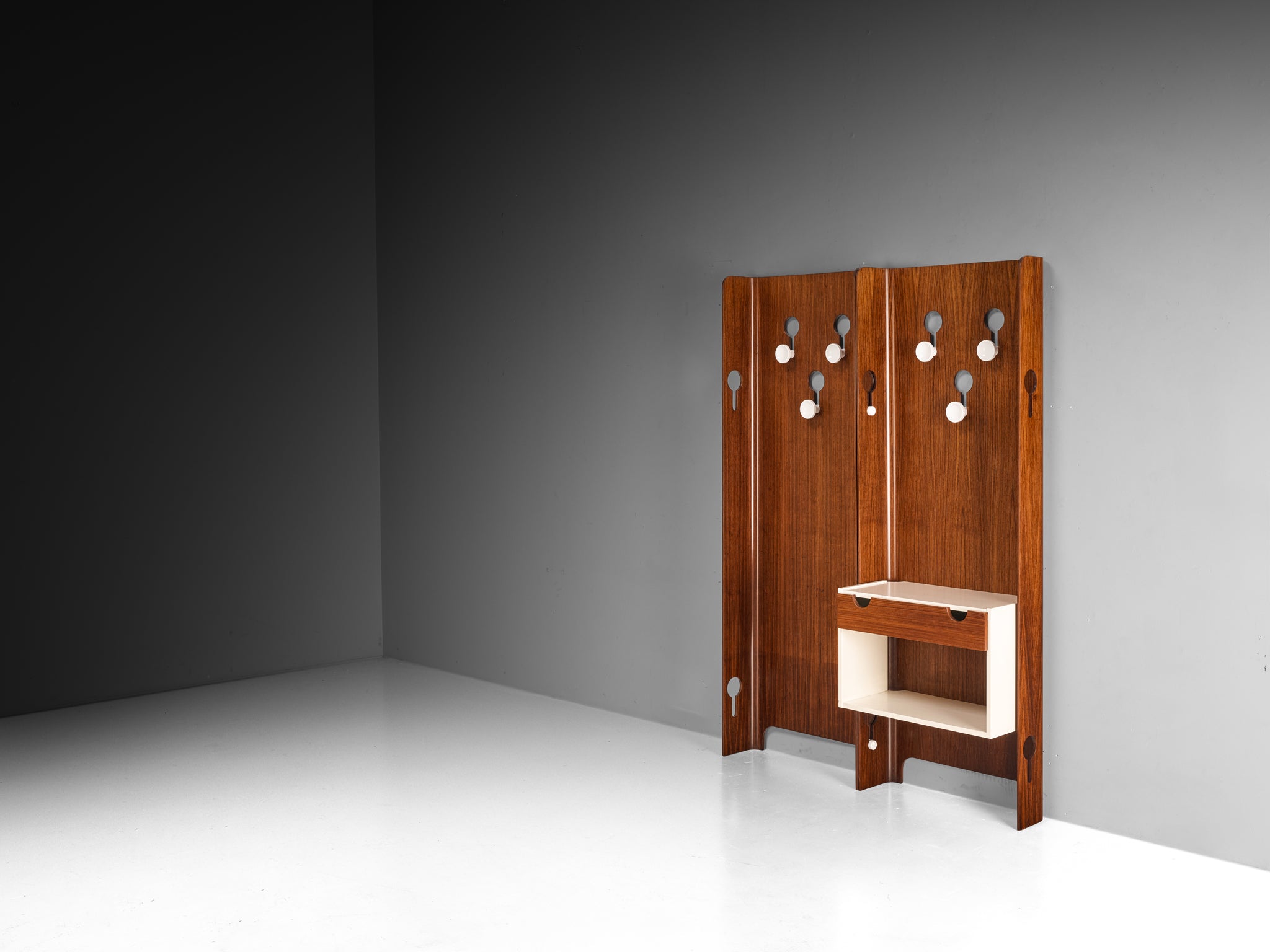 Carlo de Carli for Fiarm Hall Stand in Wood