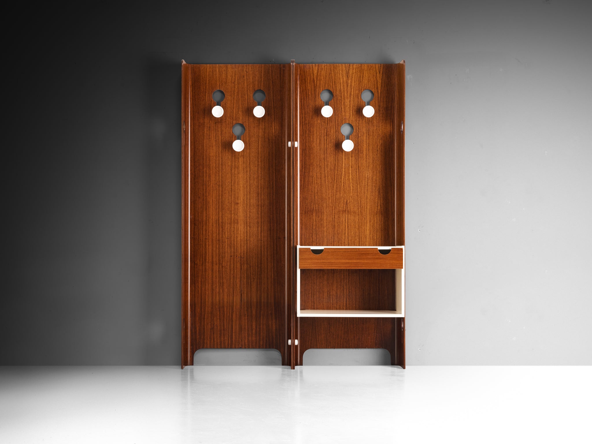 Carlo de Carli for Fiarm Hall Stand in Wood Case pieces and storage cabinets Morentz