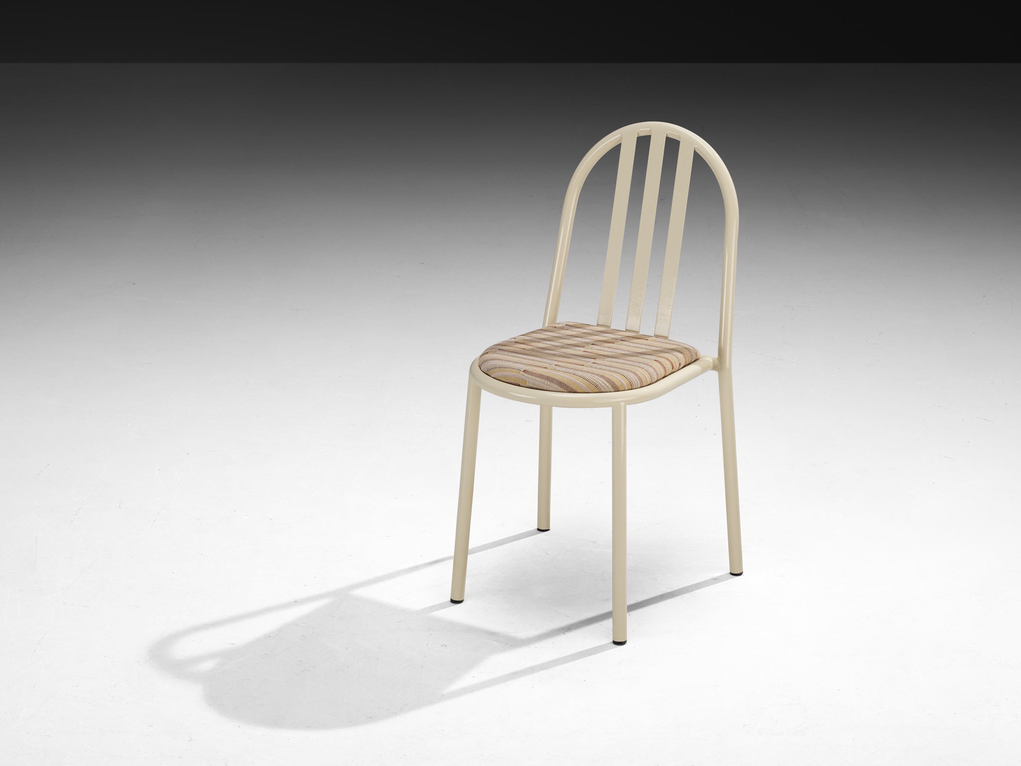 Pair of Beige Tubular Steel Chairs by Robert Mallet-Stevens Seating Morentz