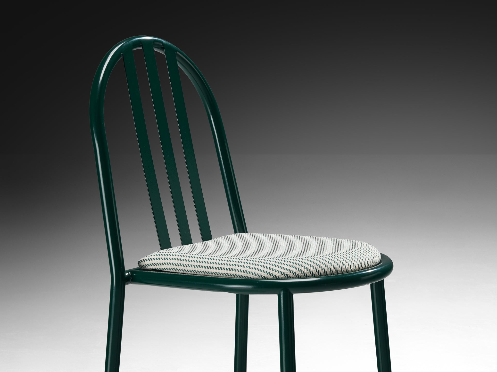 Forest Green Tubular Steel Chair by Robert Mallet-Stevens Seating Morentz