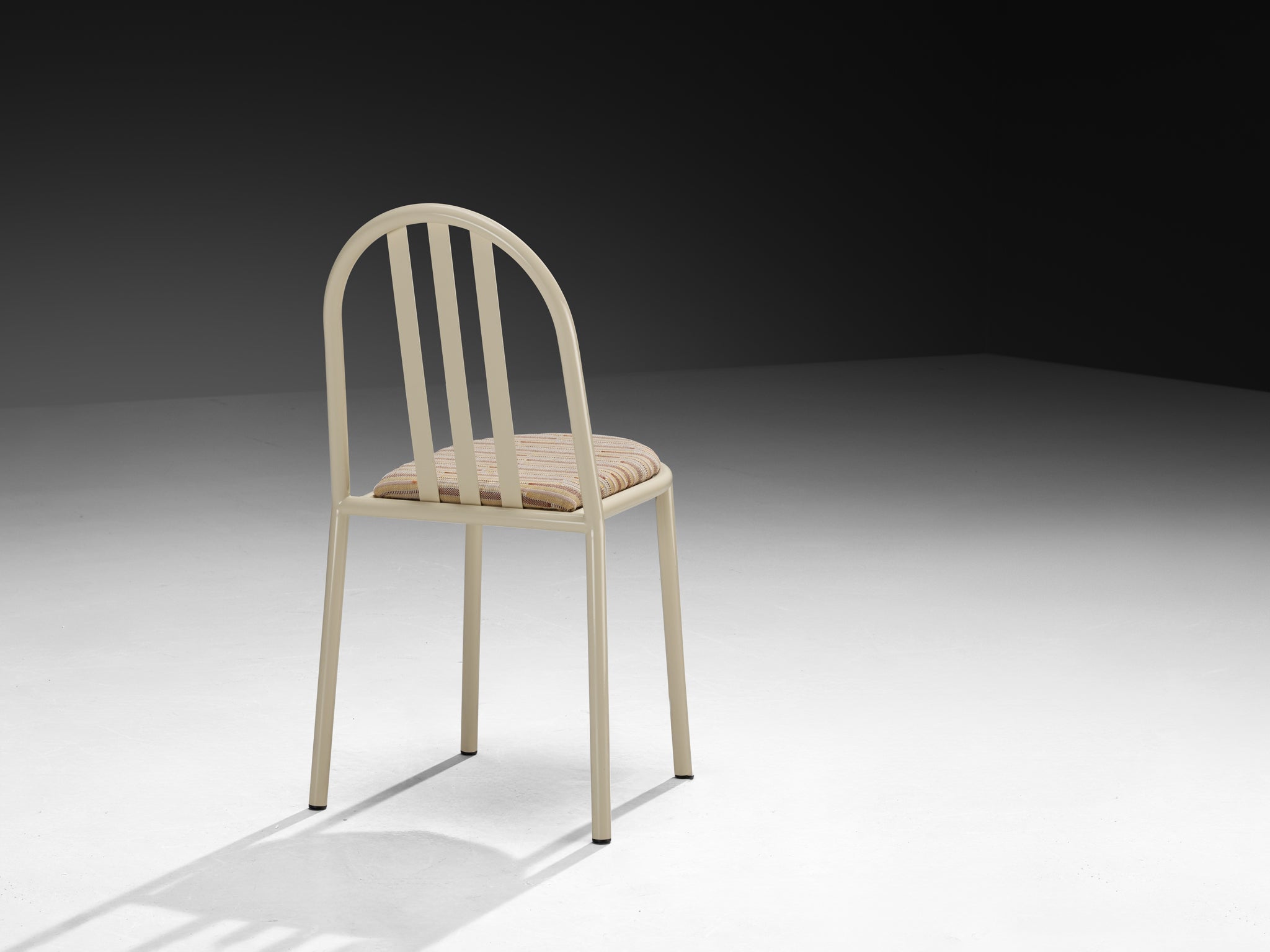 Pair of Beige Tubular Steel Chairs by Robert Mallet-Stevens Seating Morentz