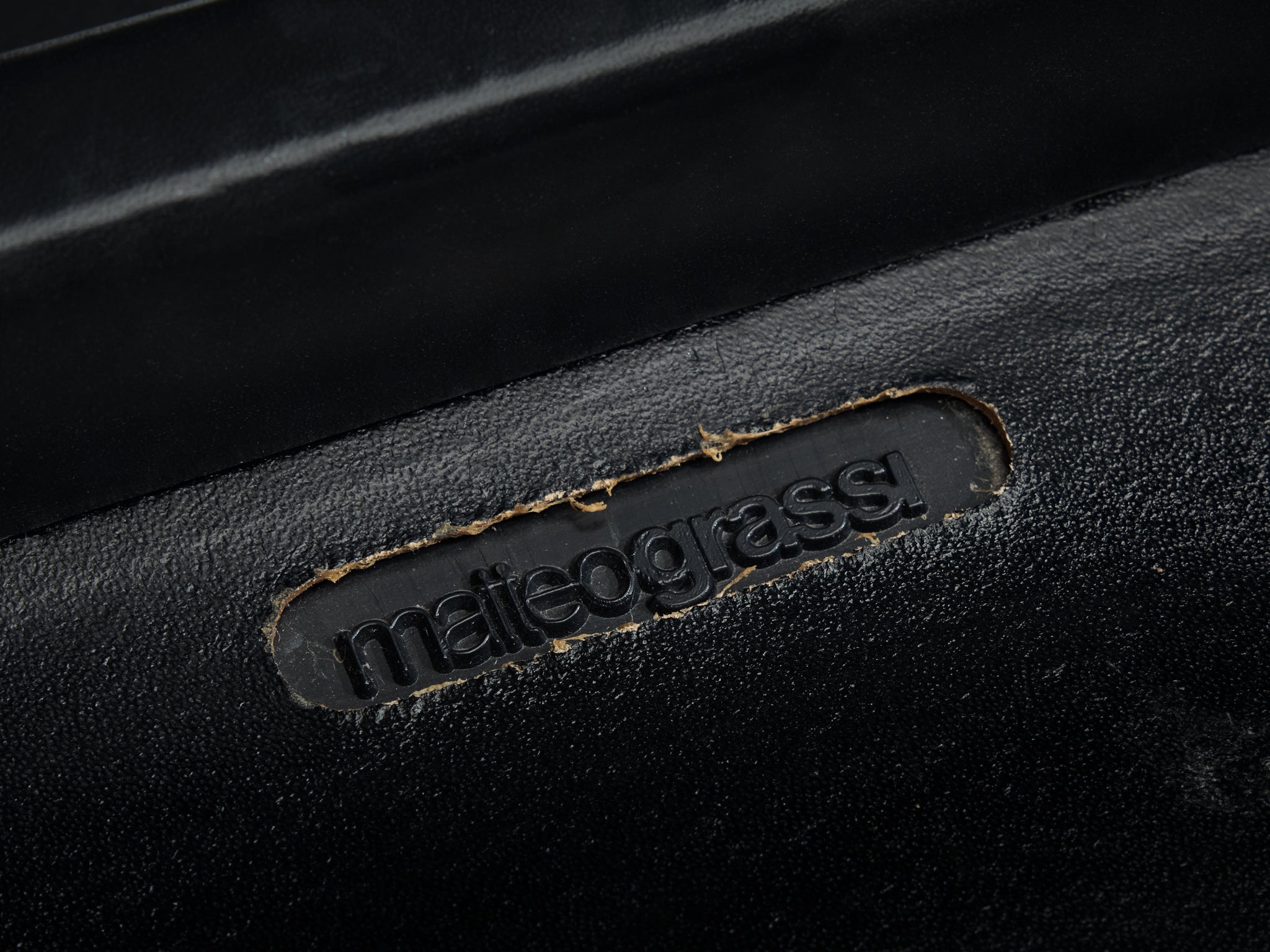 Matteo Grassi Bar Stools in Grey Leather Seating Morentz