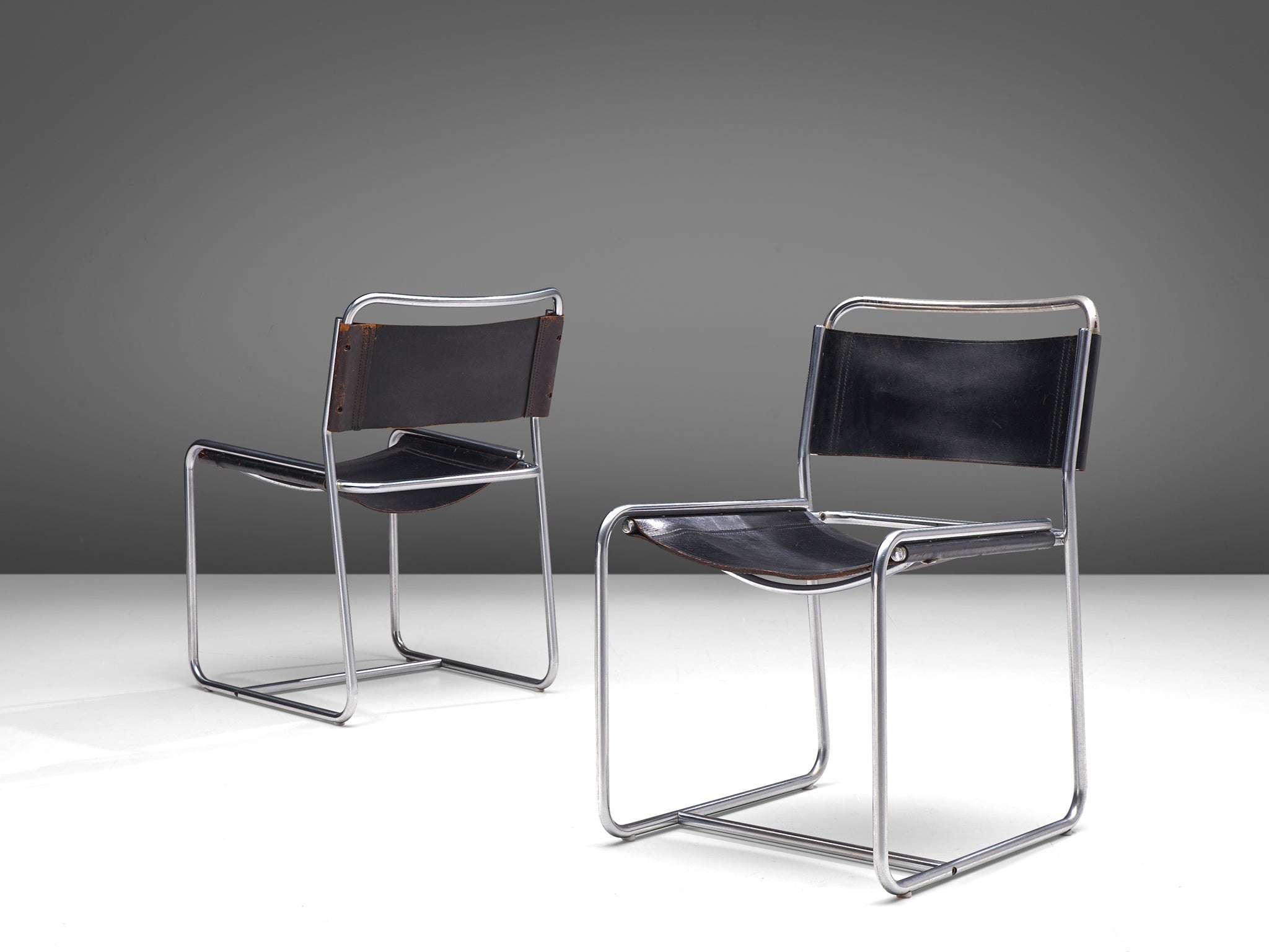Set of Four Tubular Chairs by 't Spectrum seating Morentz