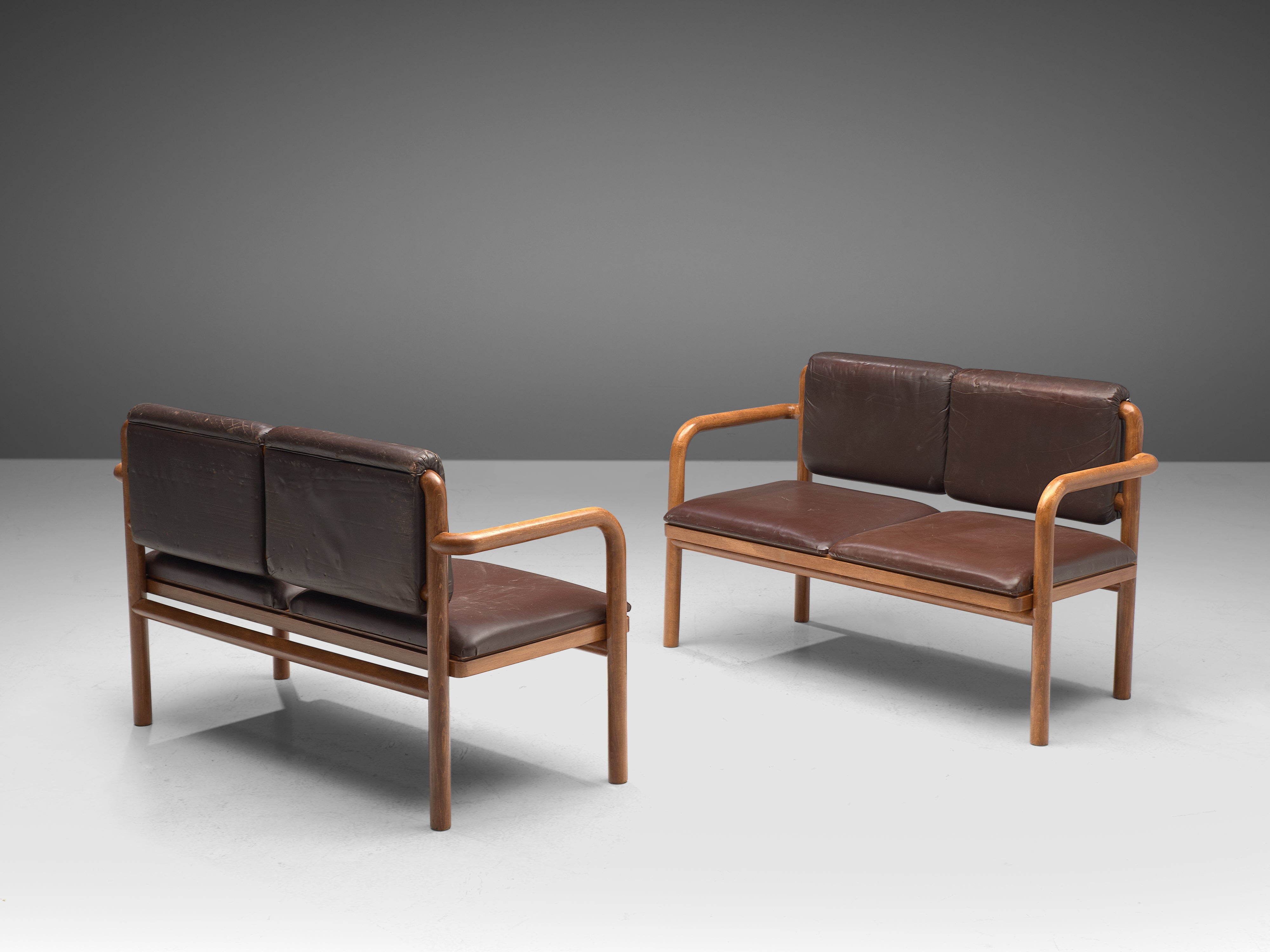 Benches by Ton in Bentwood seating Morentz