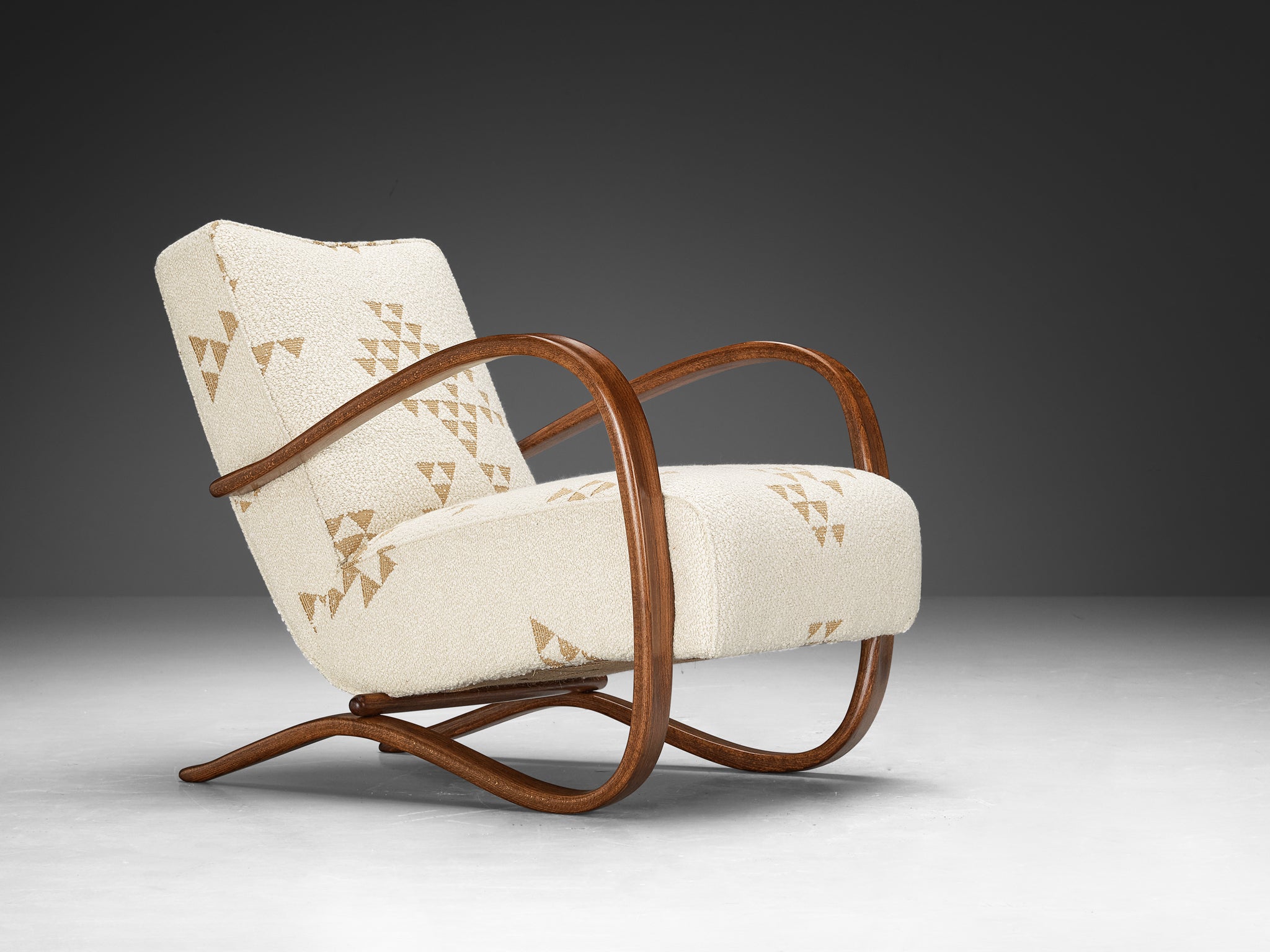 Jindrich Halabala Lounge Chair Seating Morentz