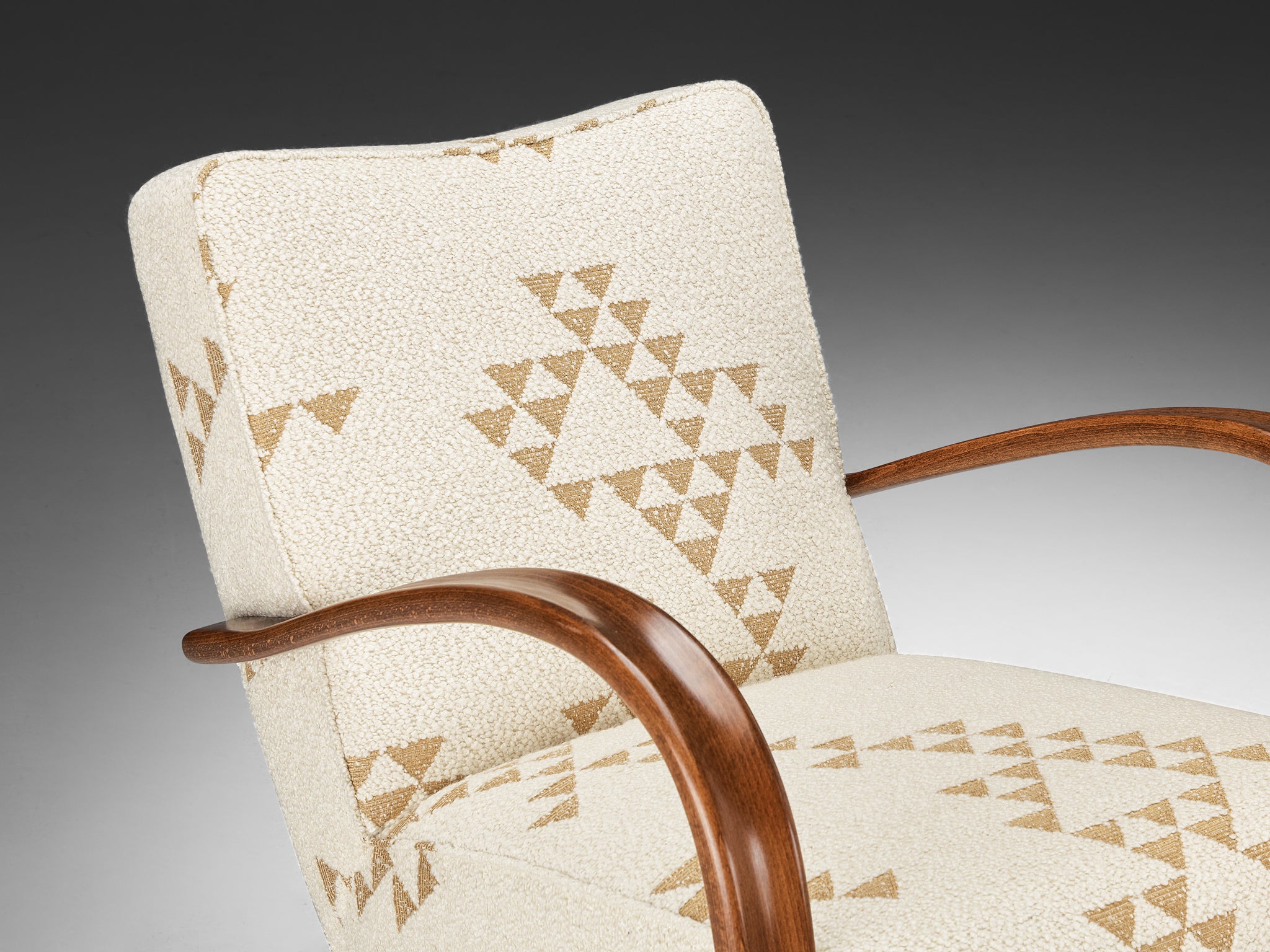 Jindrich Halabala Lounge Chair Seating Morentz