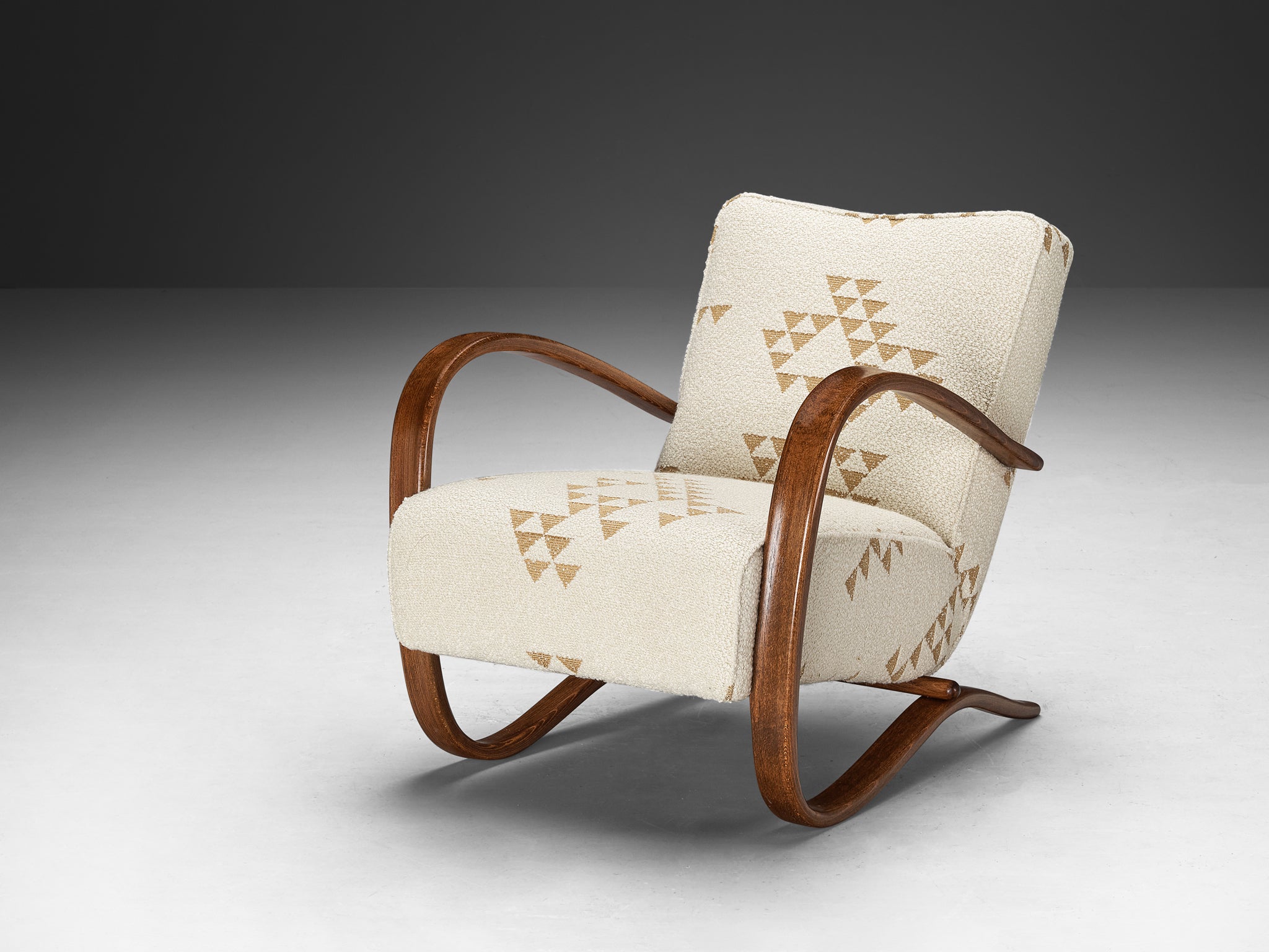 Jindrich Halabala Lounge Chair Seating Morentz