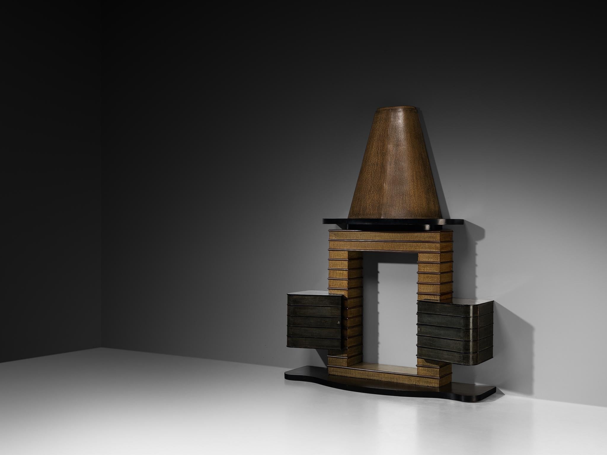 Ernesto Valabrega for Studio Vittorio Valabrega Rare Bar Cabinet case pieces and storage cabinets Morentz