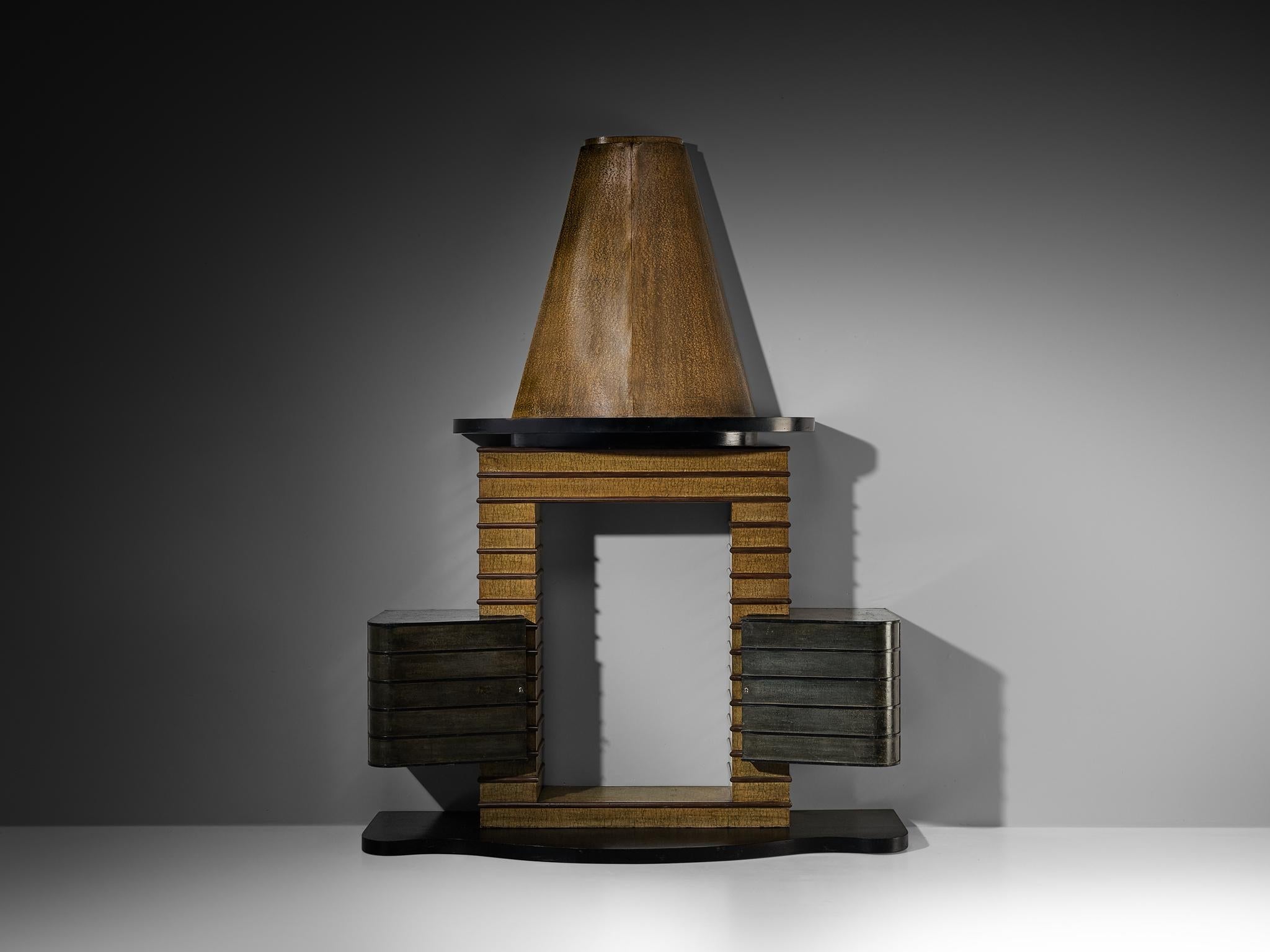 Ernesto Valabrega for Studio Vittorio Valabrega Rare Bar Cabinet case pieces and storage cabinets Morentz