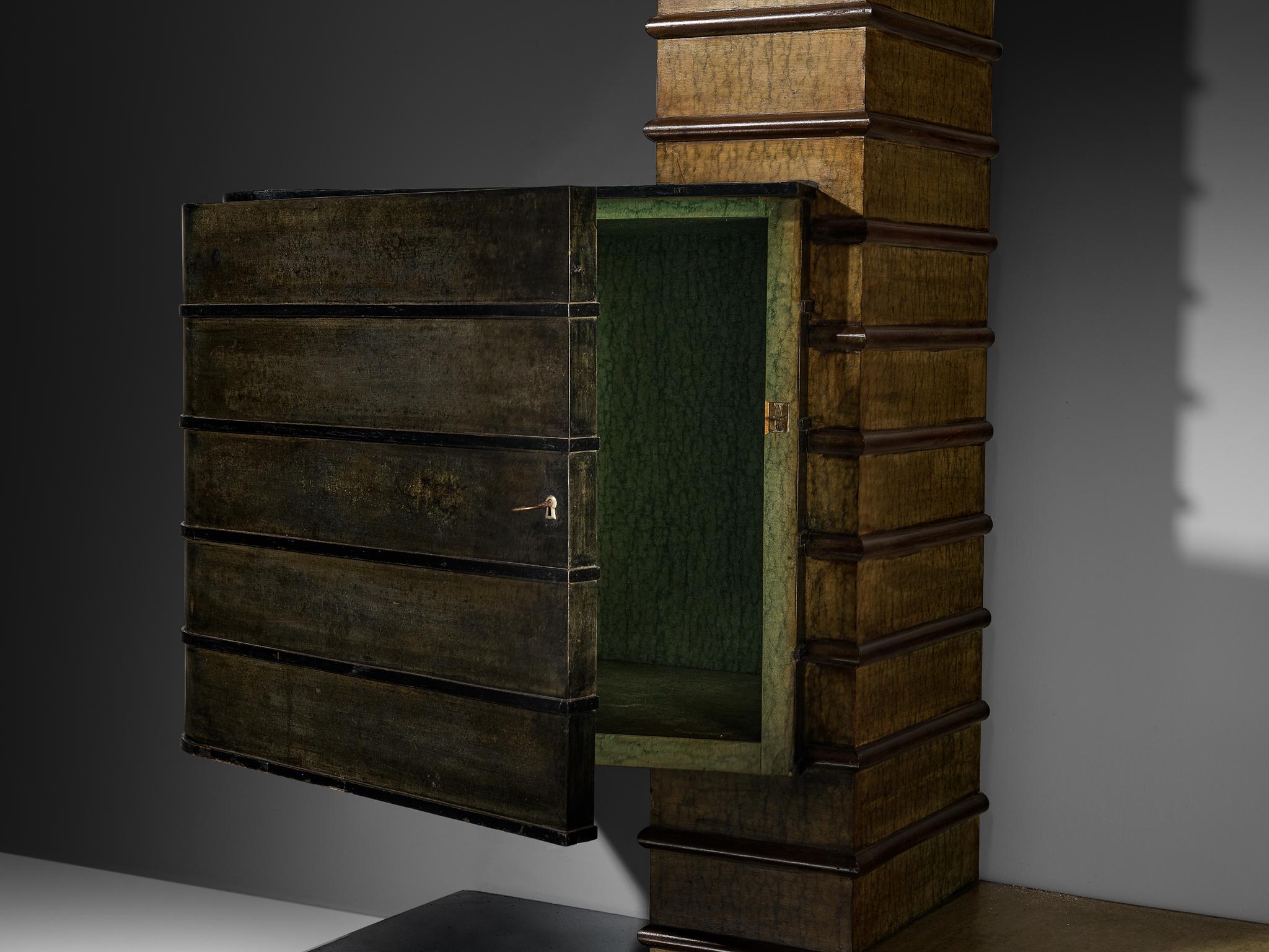 Ernesto Valabrega for Studio Vittorio Valabrega Rare Bar Cabinet case pieces and storage cabinets Morentz