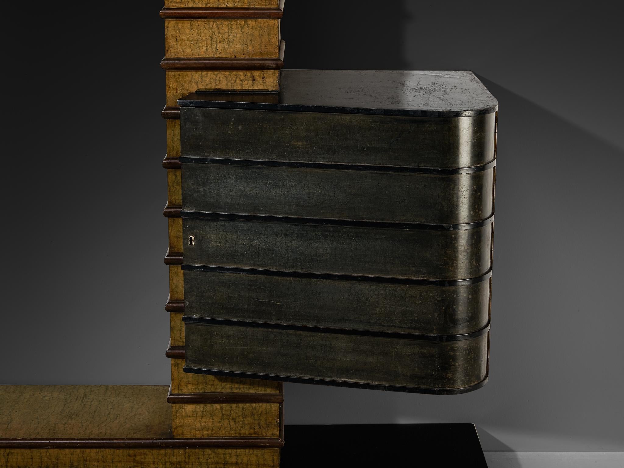 Ernesto Valabrega for Studio Vittorio Valabrega Rare Bar Cabinet case pieces and storage cabinets Morentz