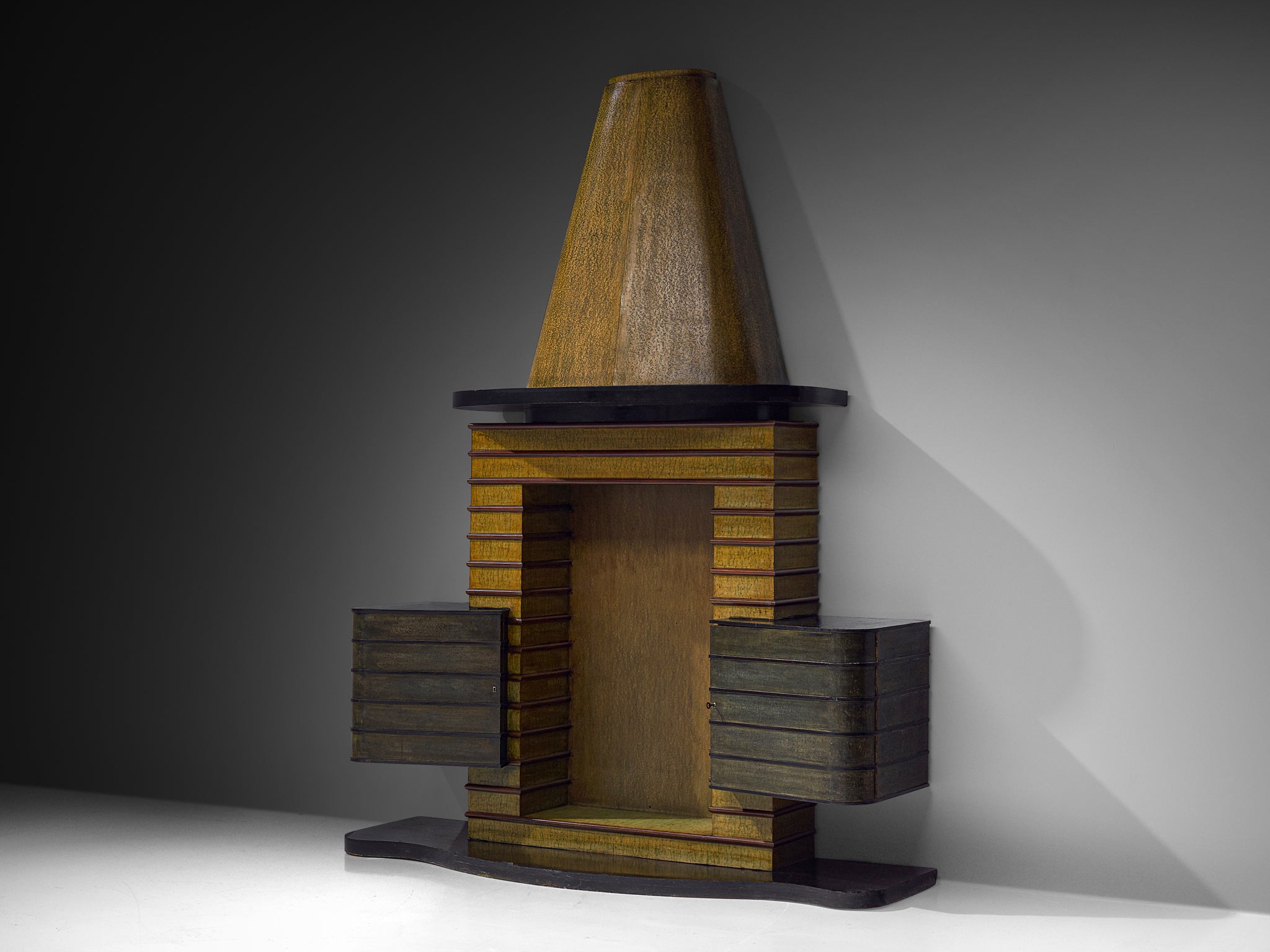 Ernesto Valabrega for Studio Vittorio Valabrega Rare Bar Cabinet Case pieces and storage cabinets Morentz