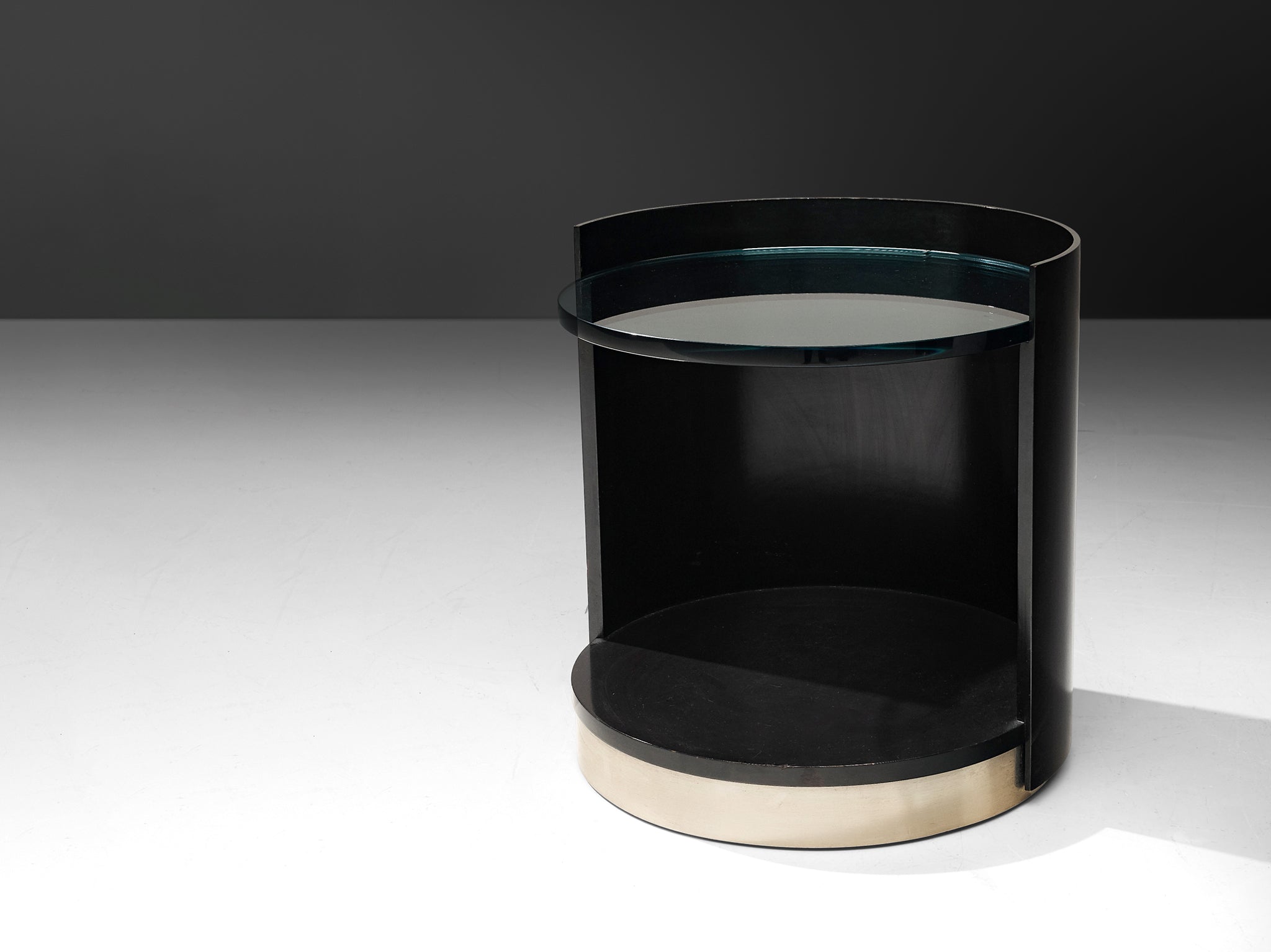 Gianni Moscatelli for Formanova Nightstand in Dark Wood More Furniture and Collectibles Morentz