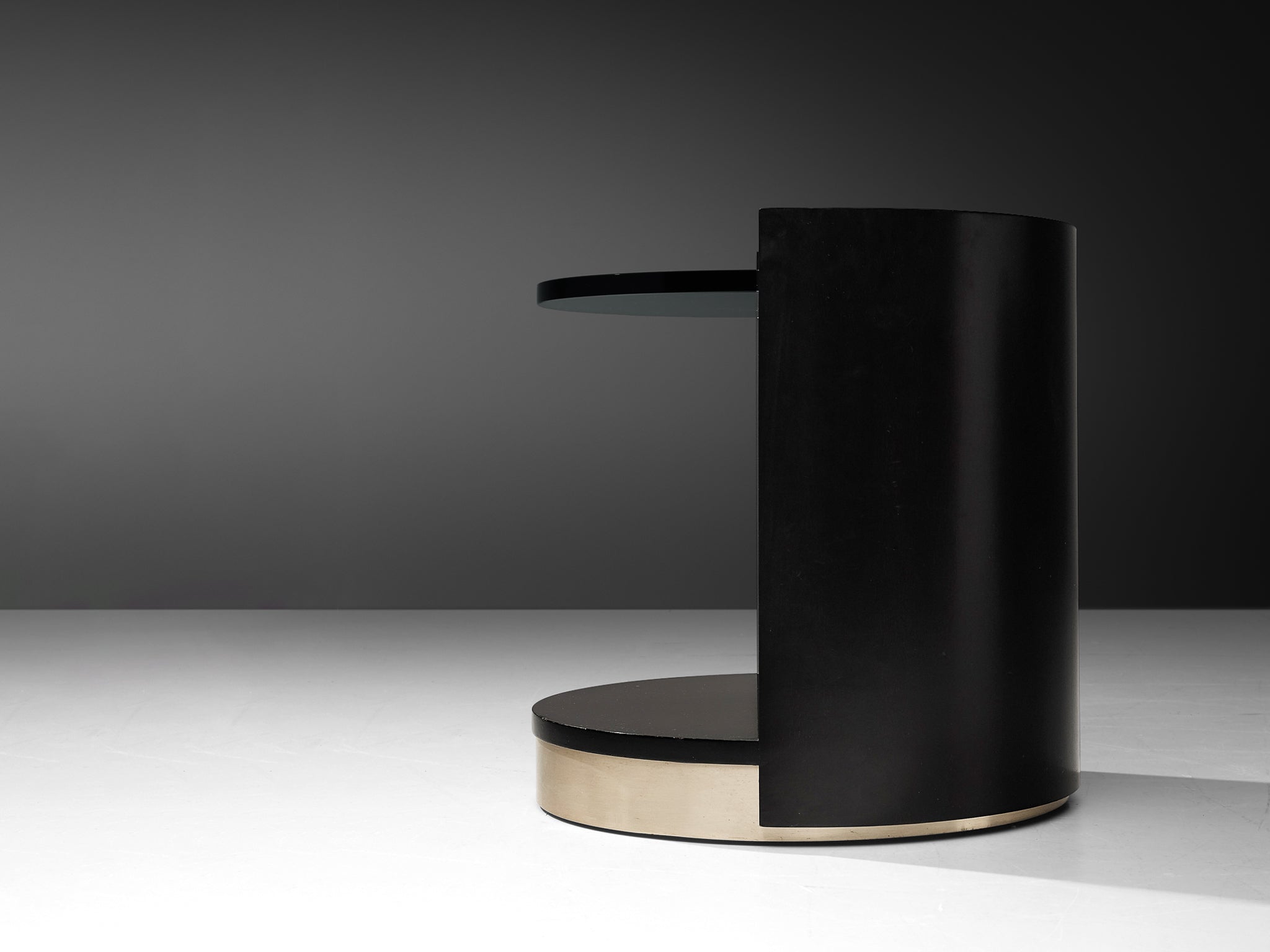 Gianni Moscatelli for Formanova Nightstand in Dark Wood More Furniture and Collectibles Morentz