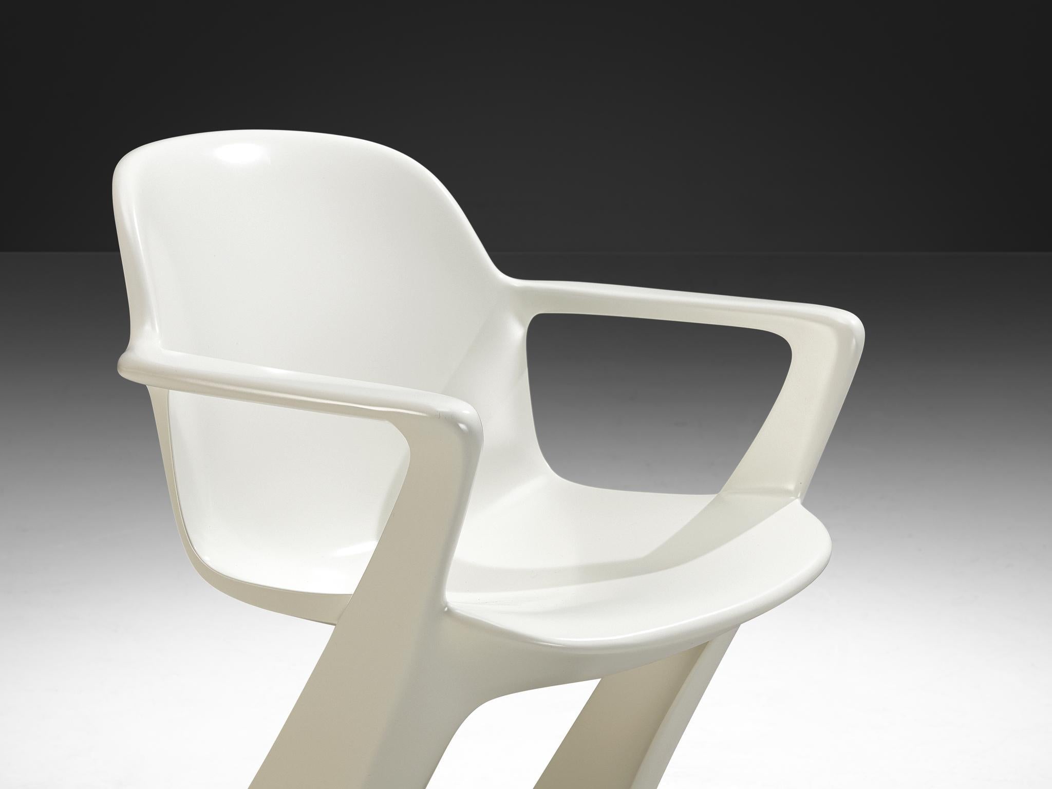 Ernst Moeckl White 'Kangaroo' Dining Chairs seating Morentz