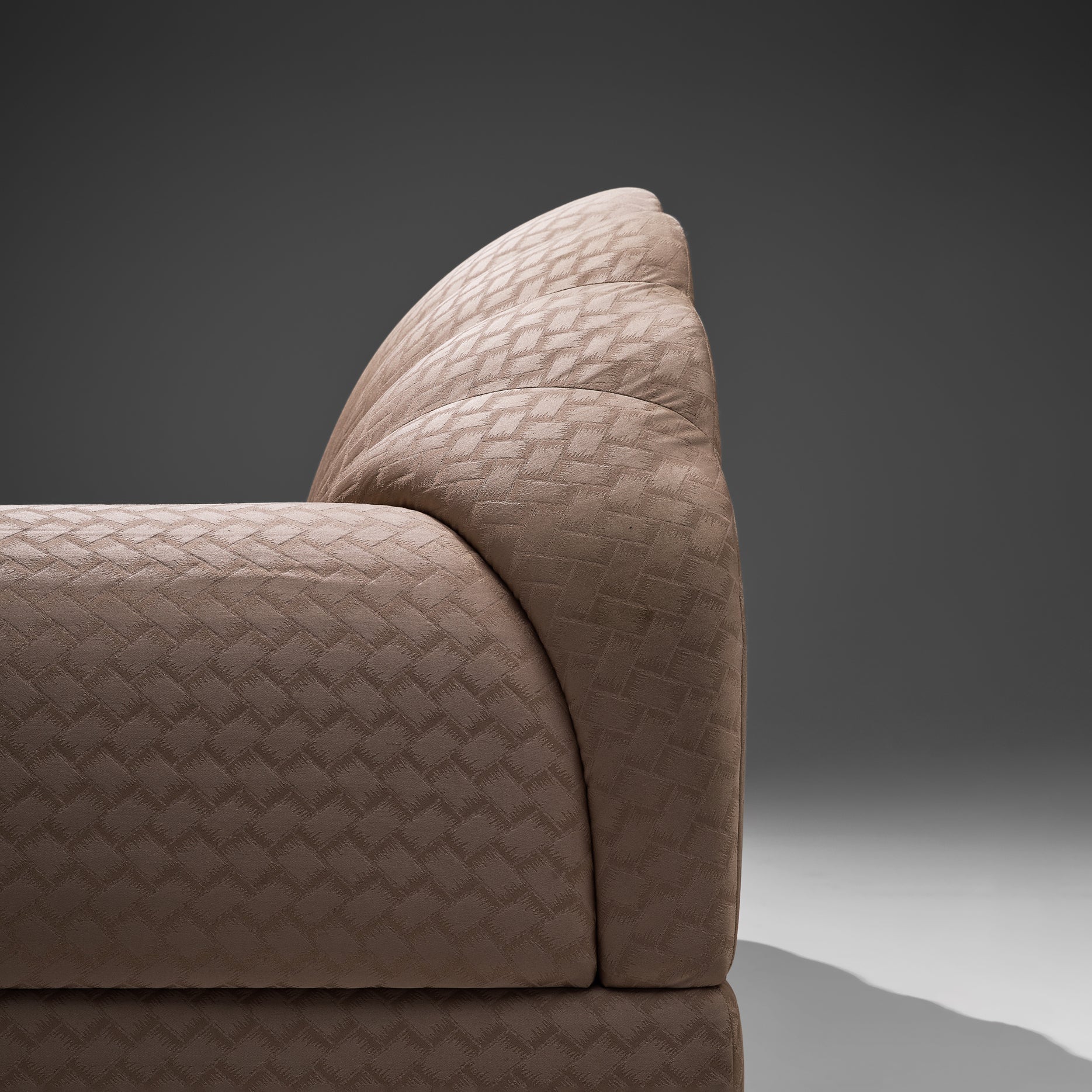 Alain Delon "Salon" Three Seat Sofa in Taupe Upholstery seating Morentz