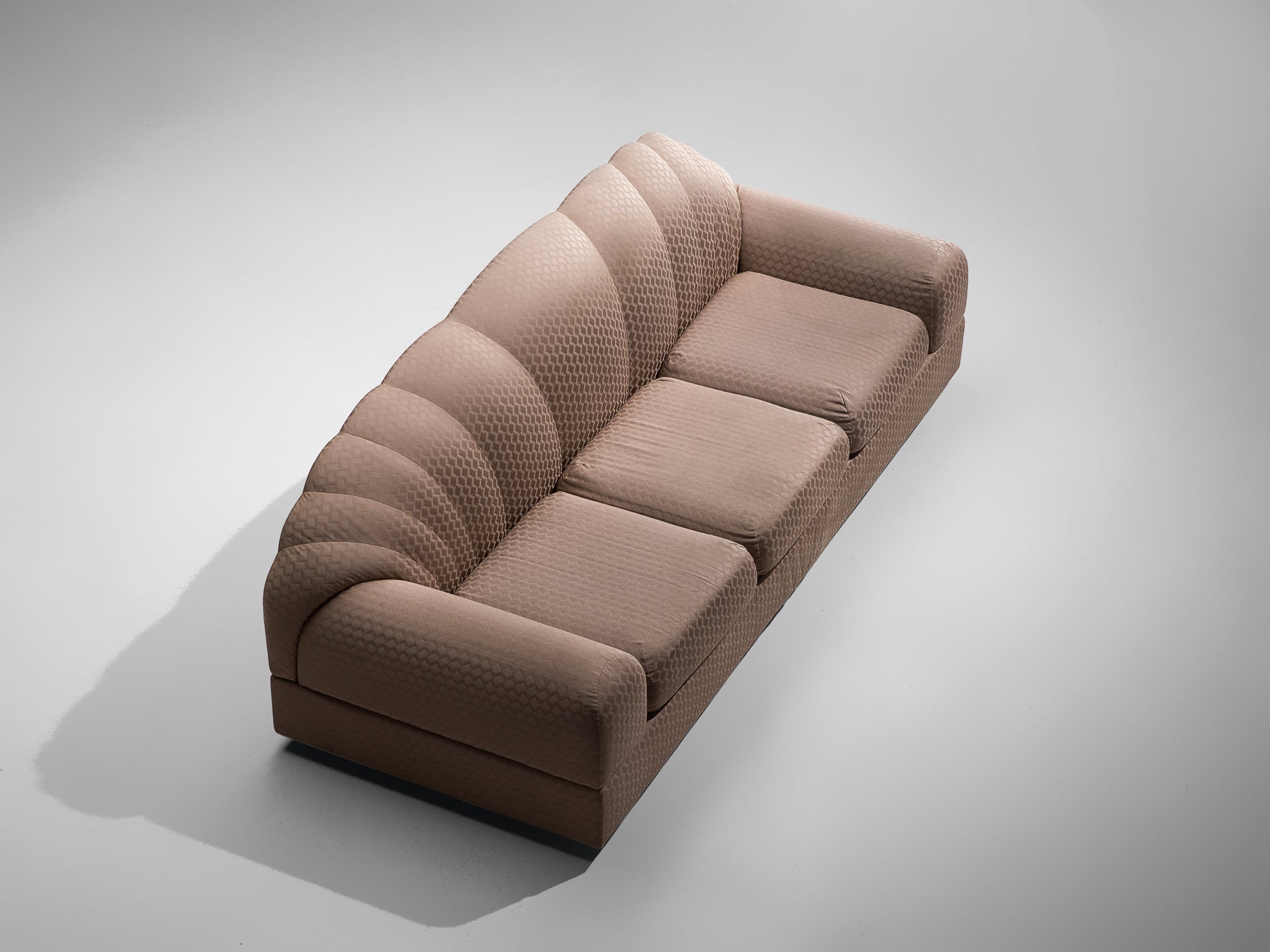 Alain Delon "Salon" Three Seat Sofa in Taupe Upholstery seating Morentz