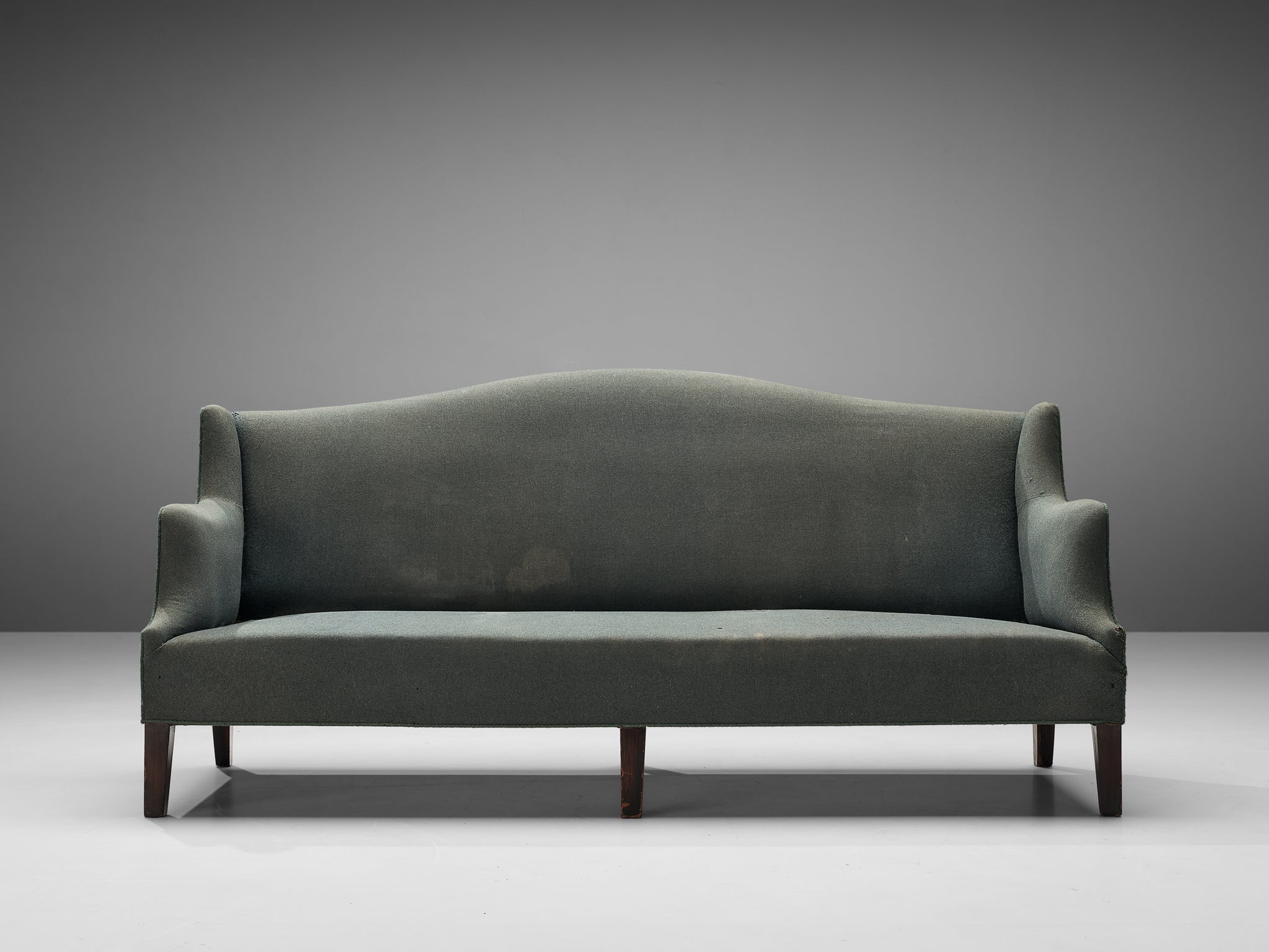 Danish Sofa in Soft Green Upholstery Seating Morentz