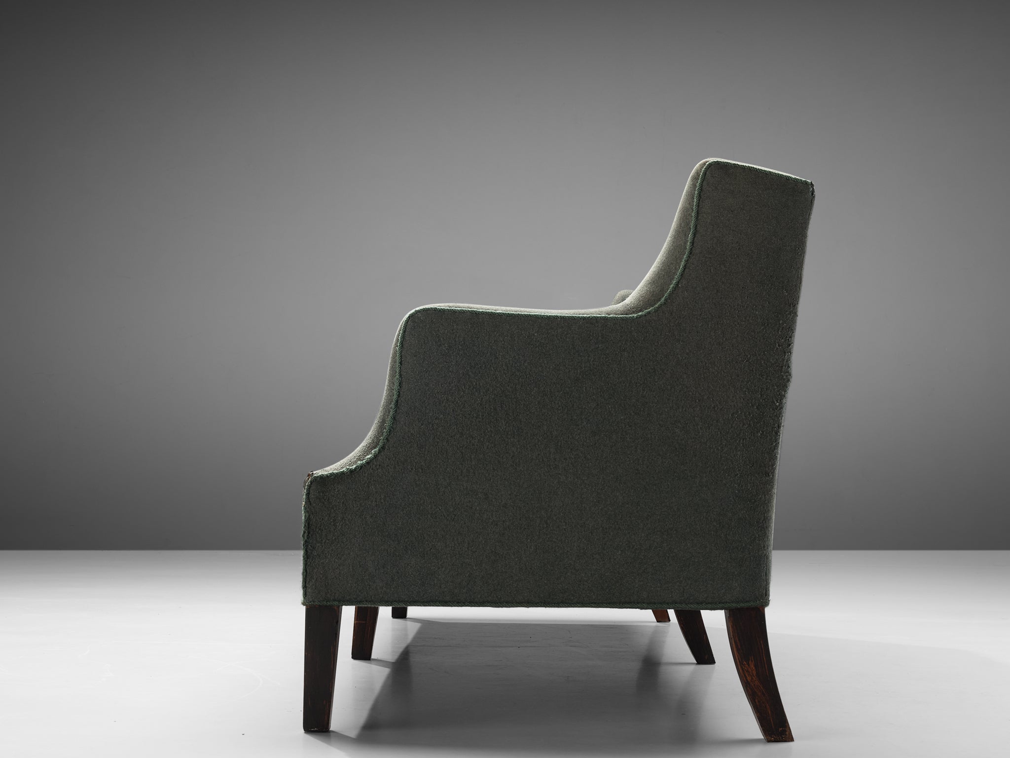 Danish Sofa in Soft Green Upholstery Seating Morentz