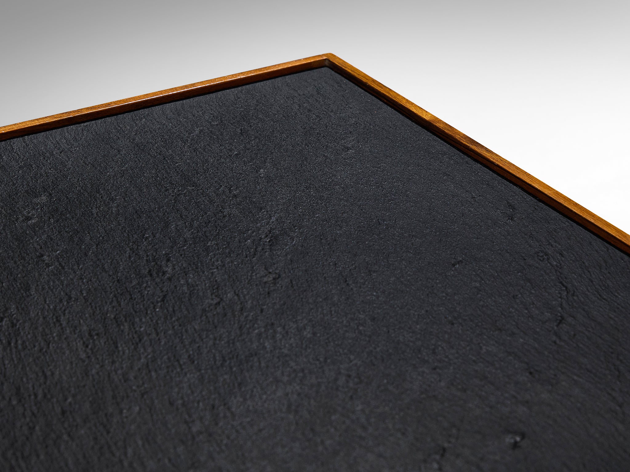 Piero De Martini for Cassina 'Naviglio' Coffee Table in Walnut and Slate Tables Morentz