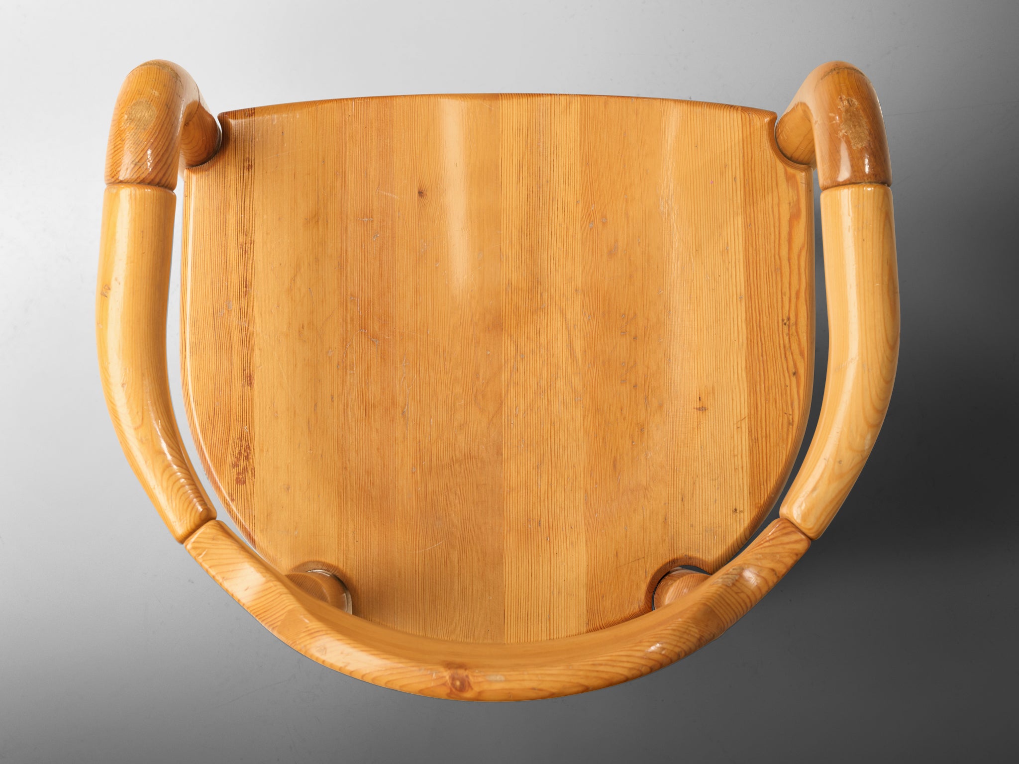 Rainer Daumiller Set of Six Armchairs in Solid Pine Seating Morentz