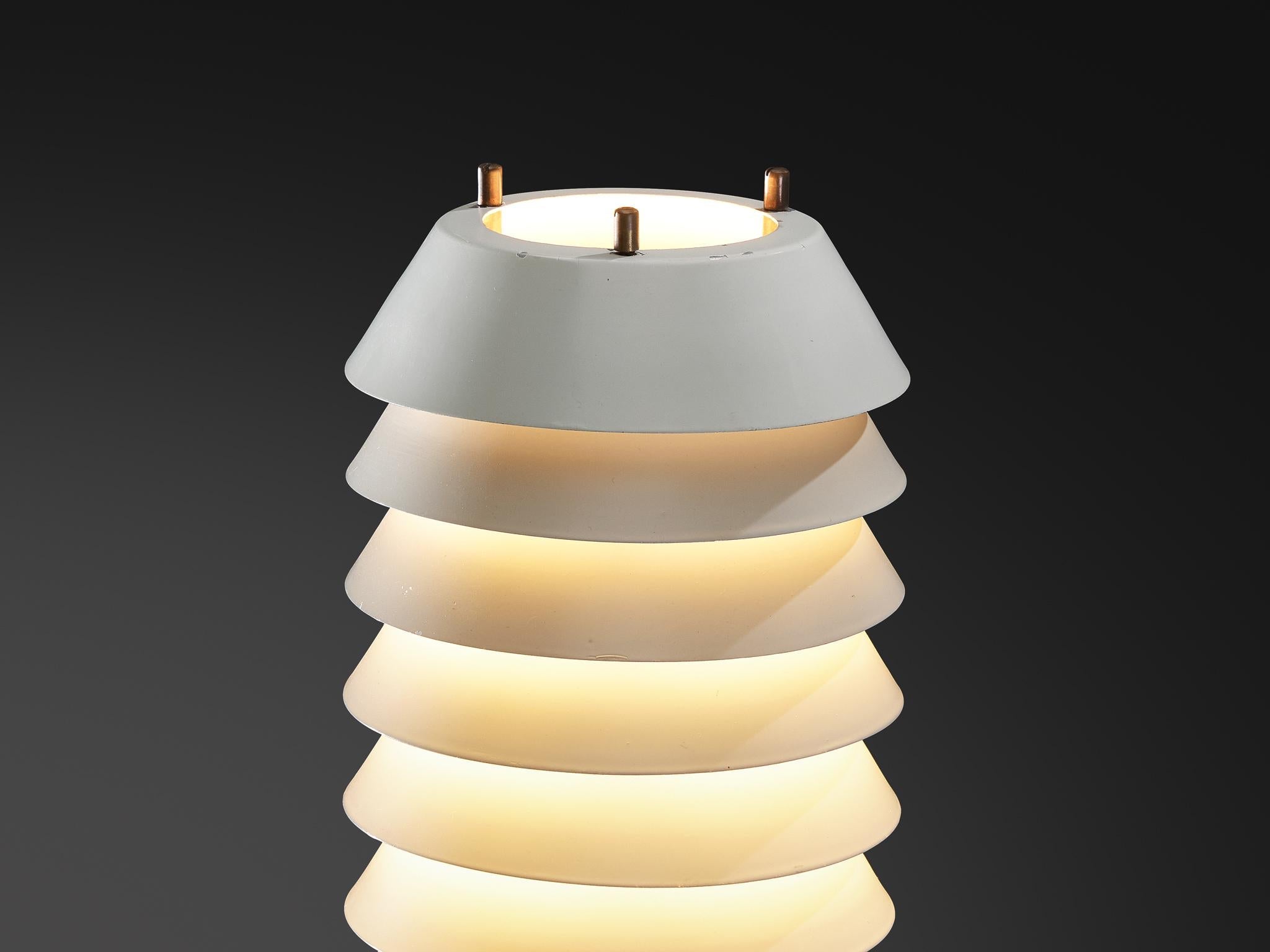 Ilmari Tapiovaara 'Maija the Bee' Floor Lamp with Cane and Brass Details lighting Morentz