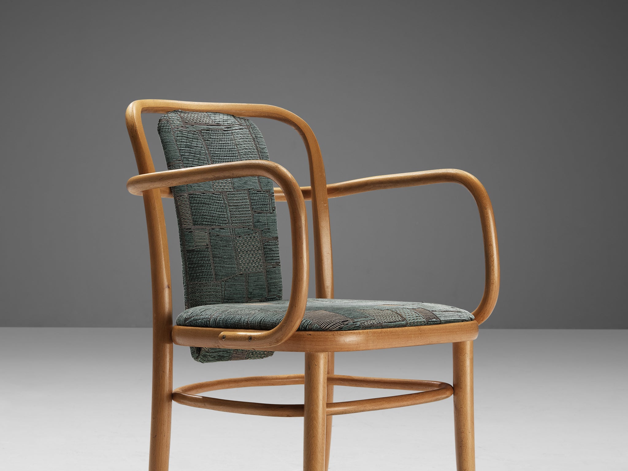 Bentwood Armchairs in Green Upholstery seating Morentz