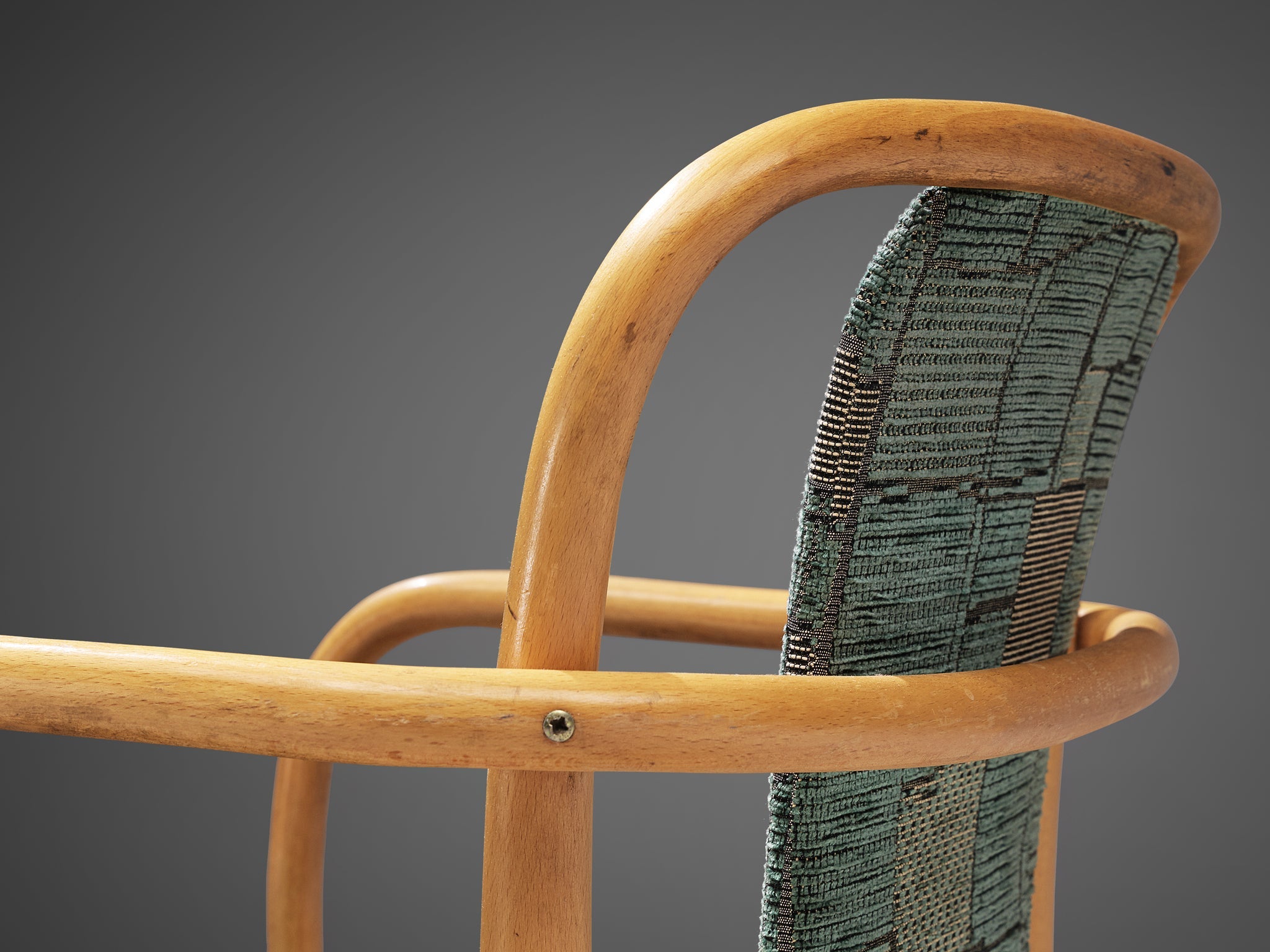 Bentwood Armchairs in Green Upholstery seating Morentz