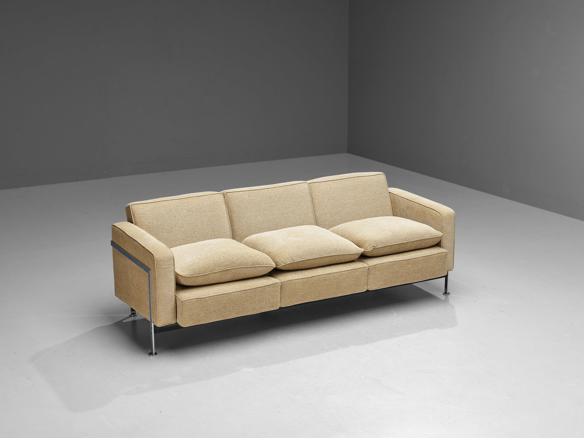 Robert Haussmann for De Sede Sofa in Beige Upholstery Seating Morentz
