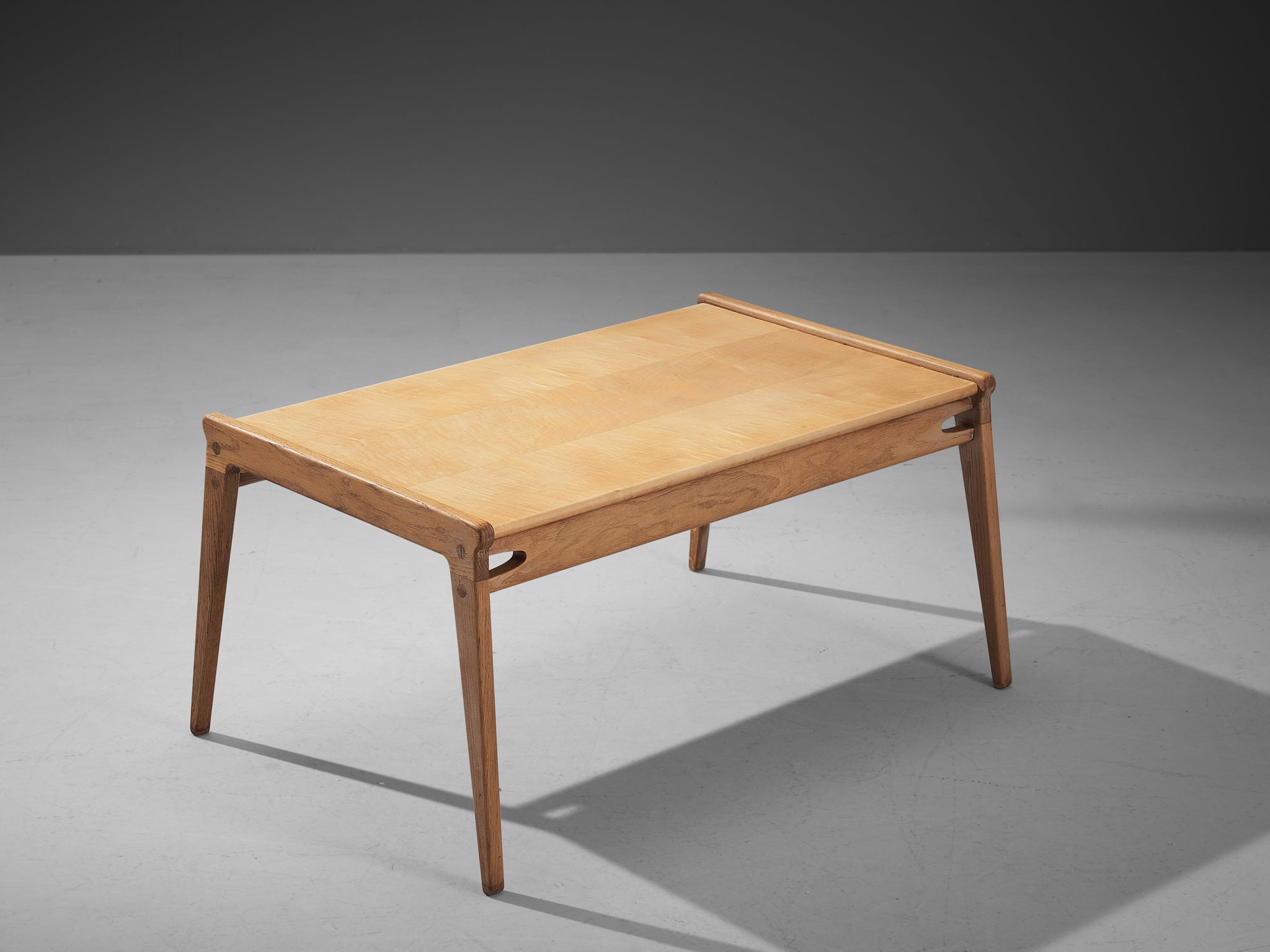 Danish Minimalist Coffee Table in Oak and Maple tables Morentz
