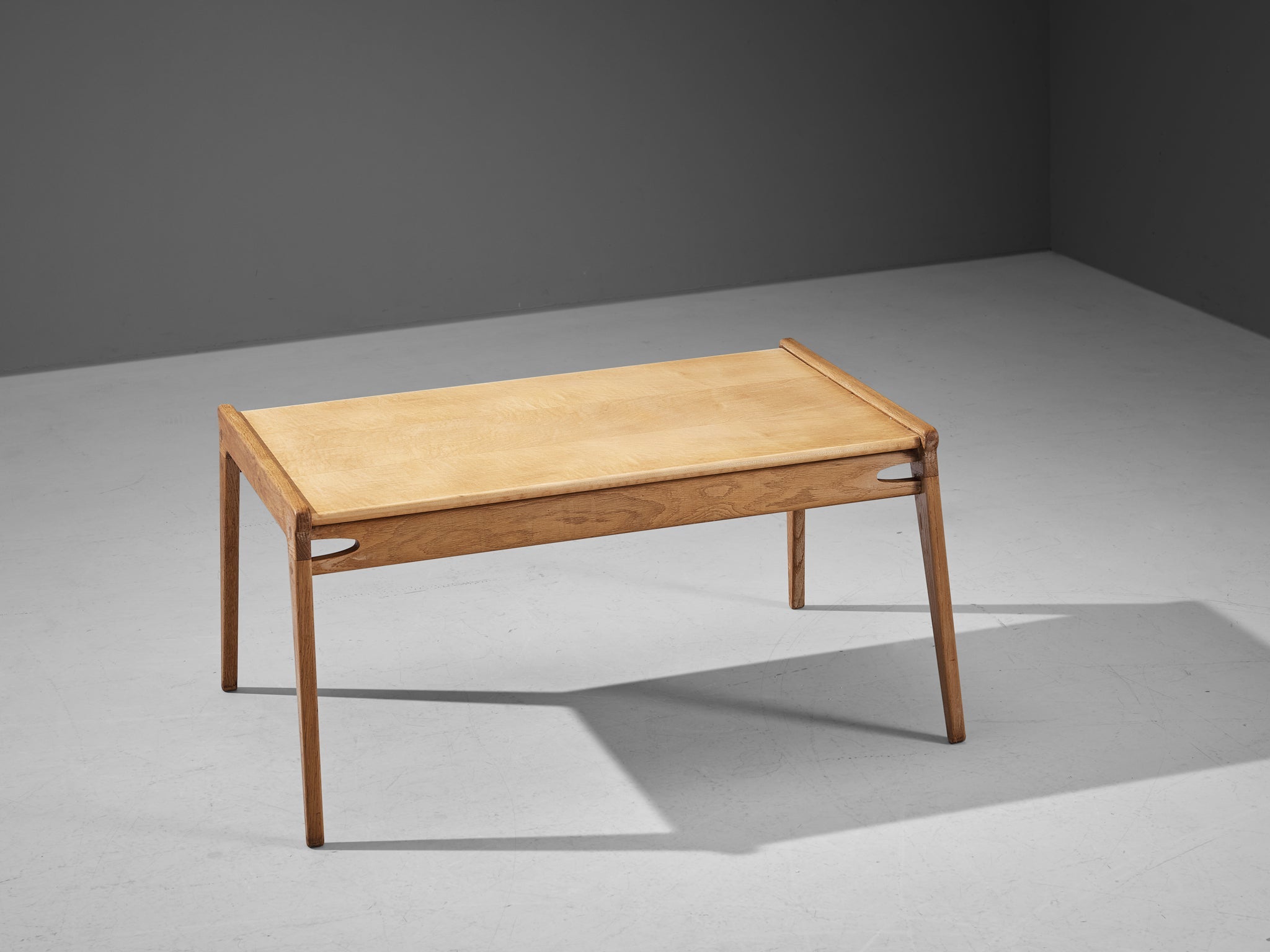Danish Minimalist Coffee Table in Oak and Maple tables Morentz
