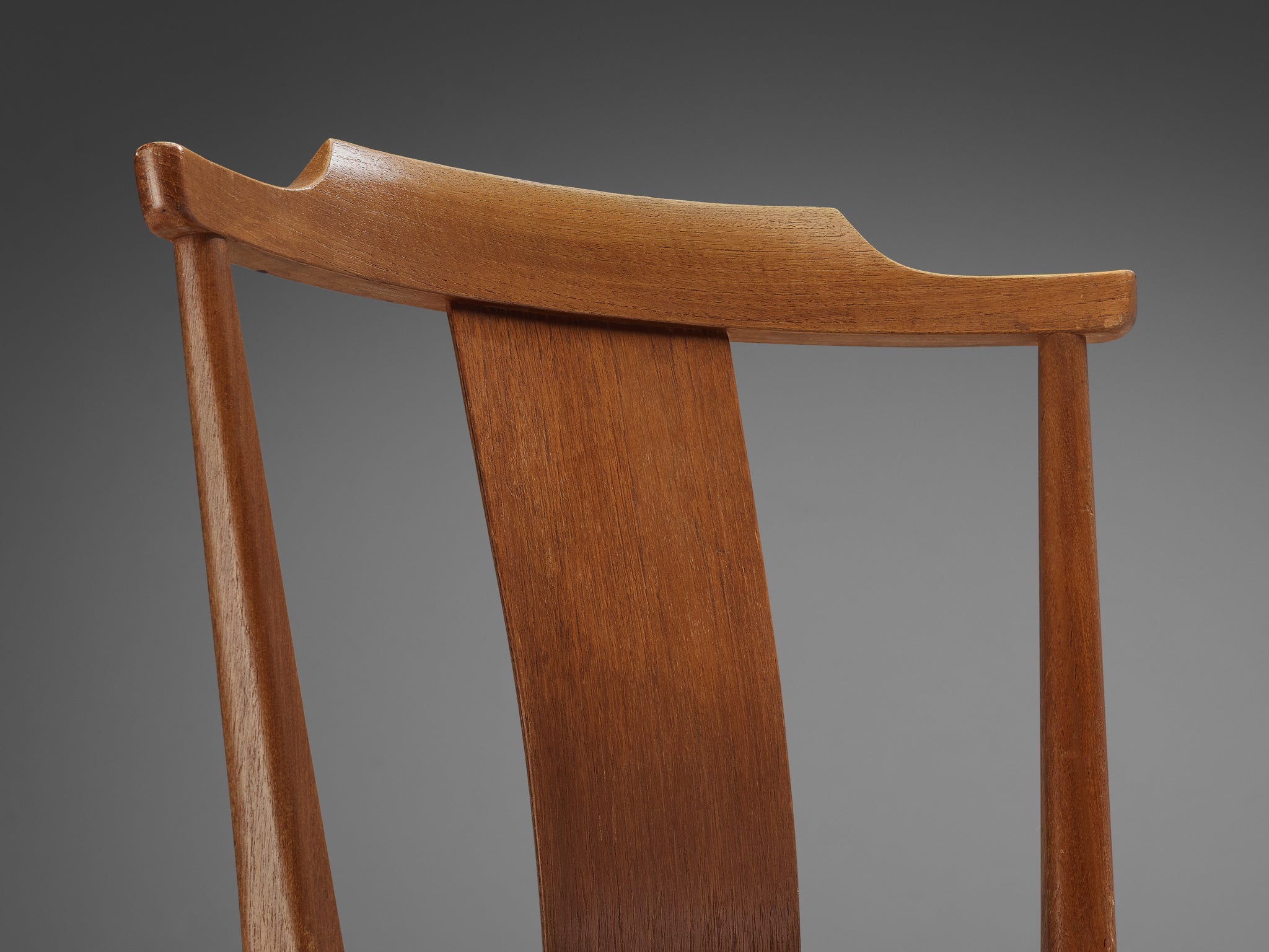 Bertil Fridhagen for Bodafors Set of Four Dining Chairs in Teak seating Morentz