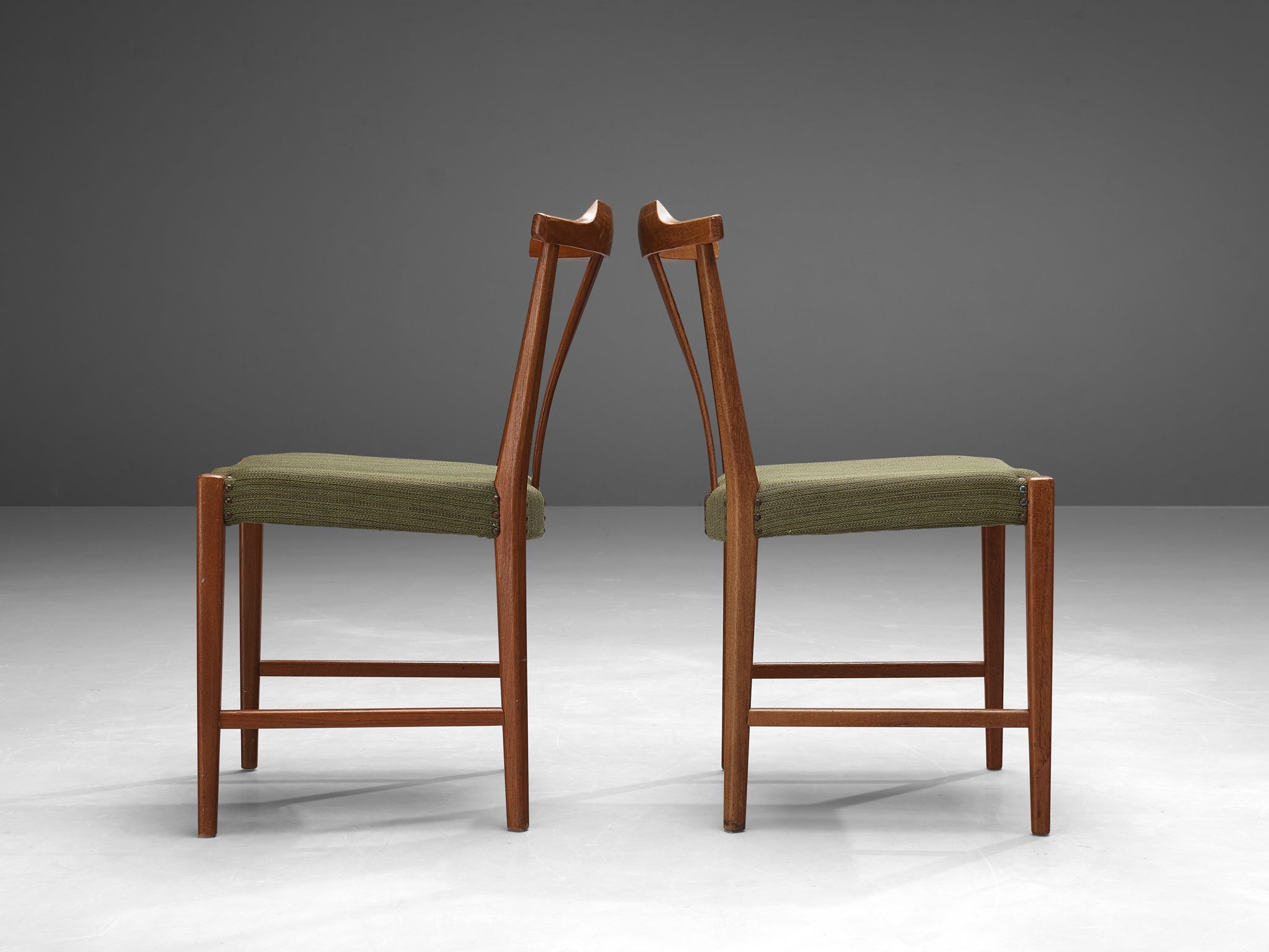 Bertil Fridhagen for Bodafors Set of Four Dining Chairs in Teak seating Morentz