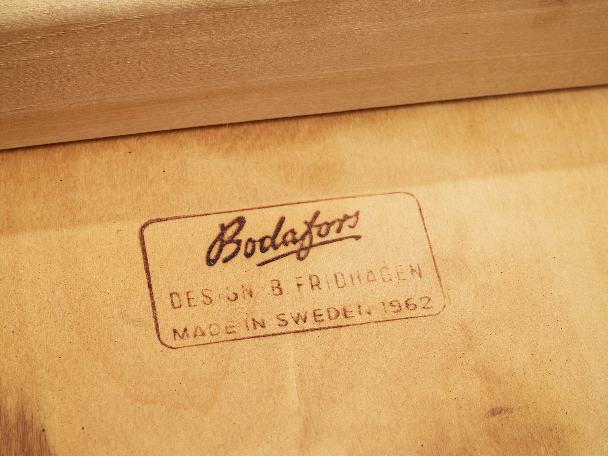 Bertil Fridhagen for Bodafors Set of Four Dining Chairs in Teak seating Morentz