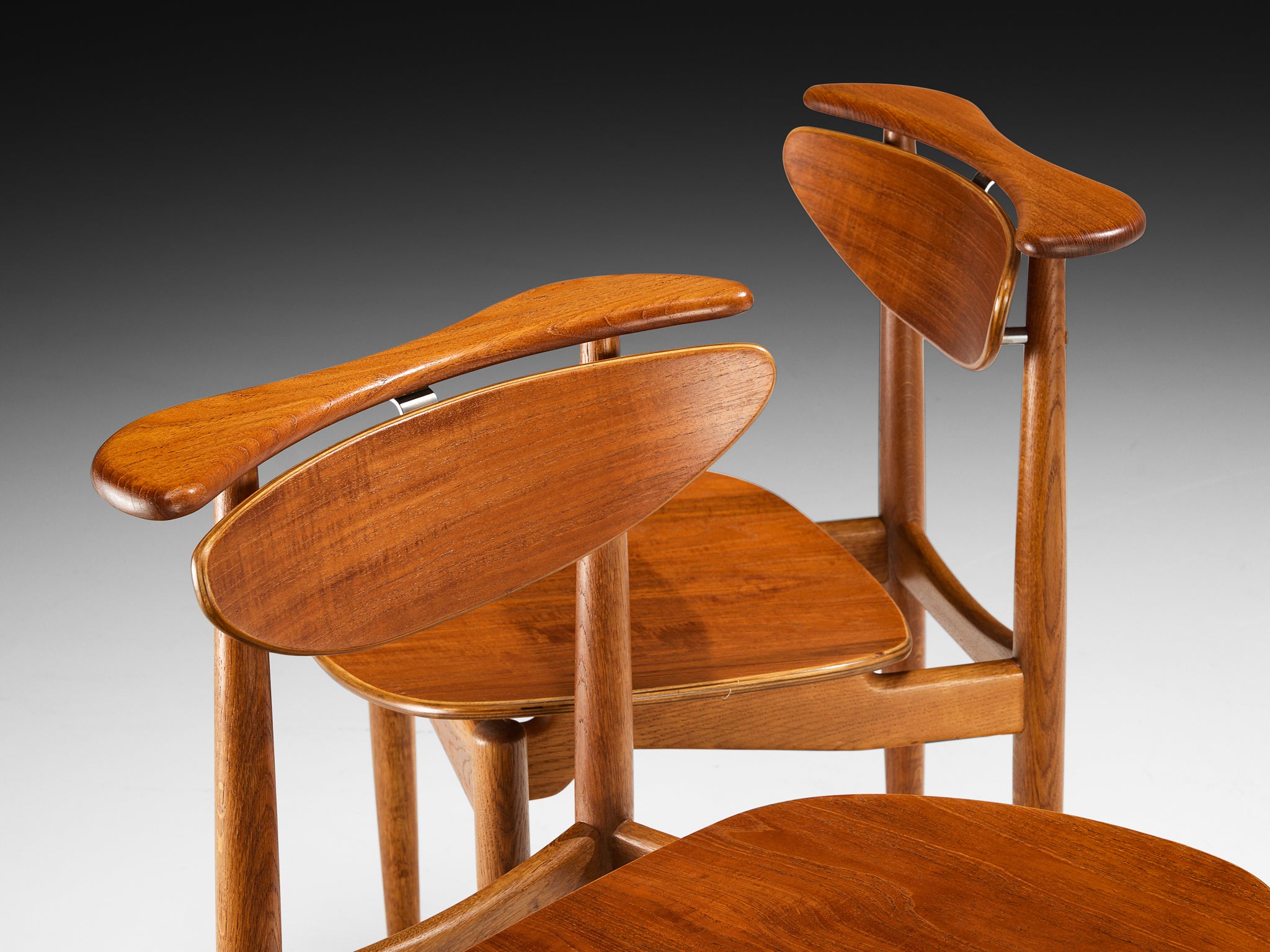 Finn Juhl for Bovirke 'Reading Chairs' in Teak Seating Morentz