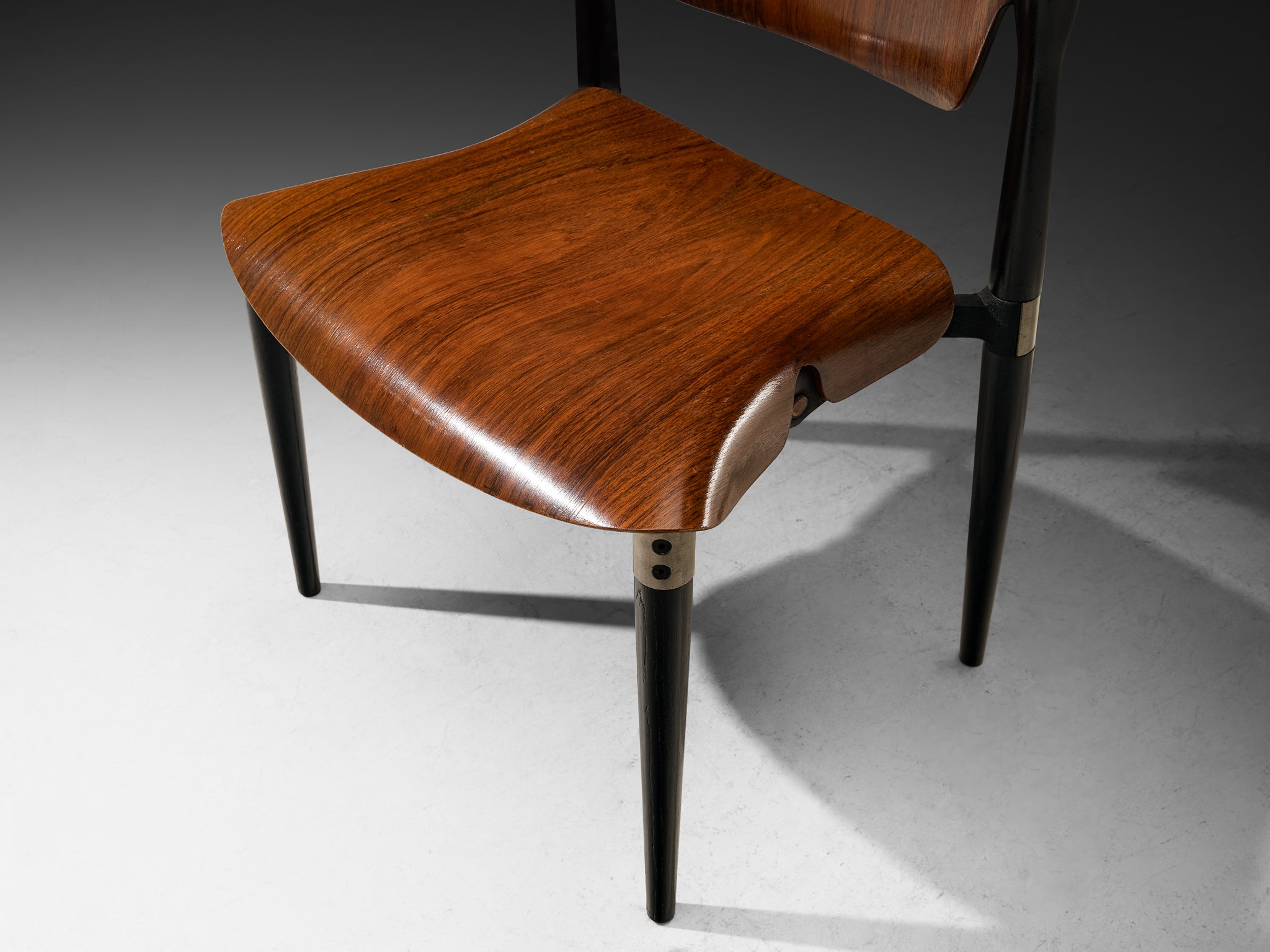 Eugenio Gerli for Tecno Stackable 'S83' Dining Chairs