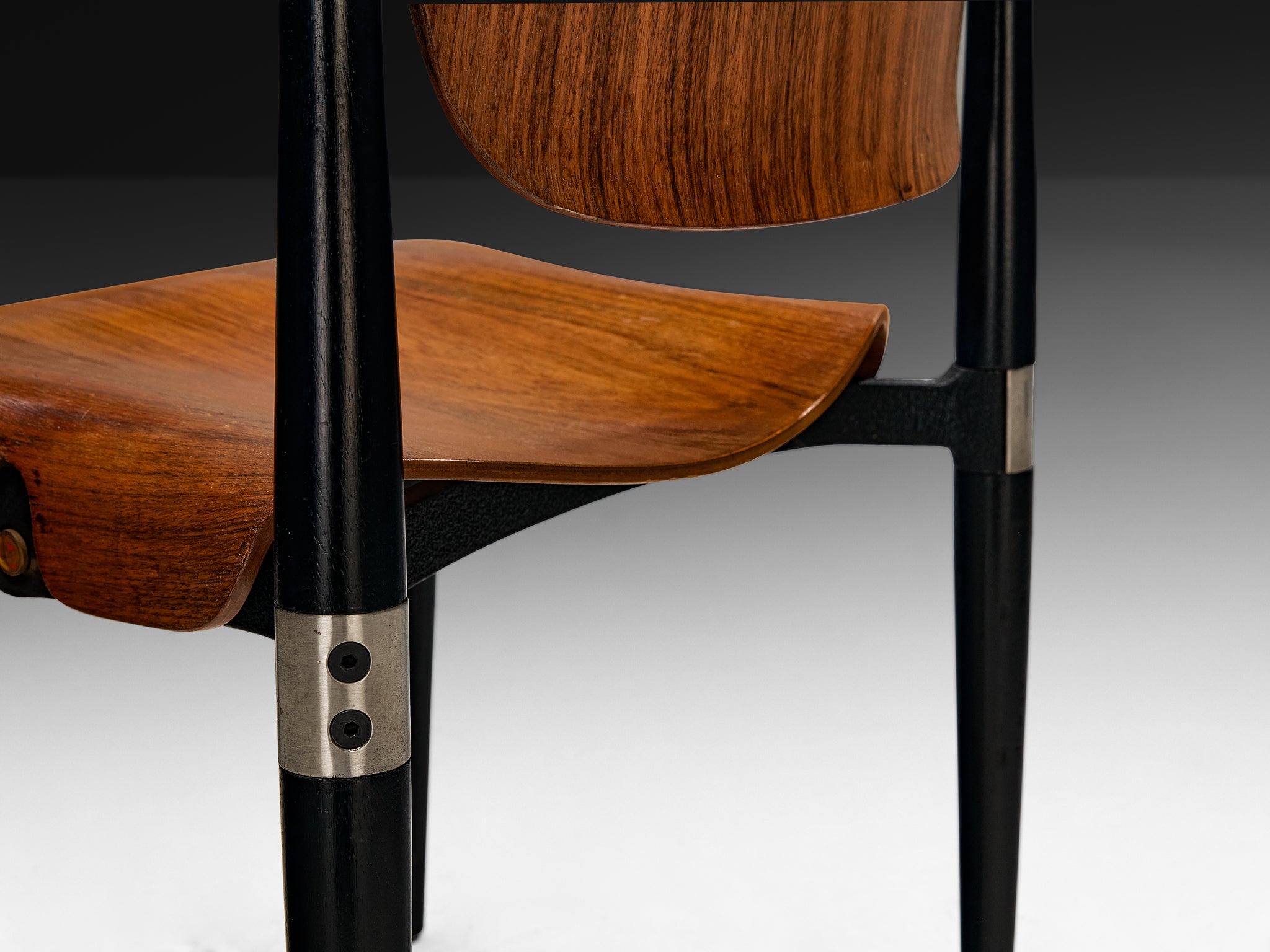 Eugenio Gerli for Tecno Stackable 'S83' Dining Chairs