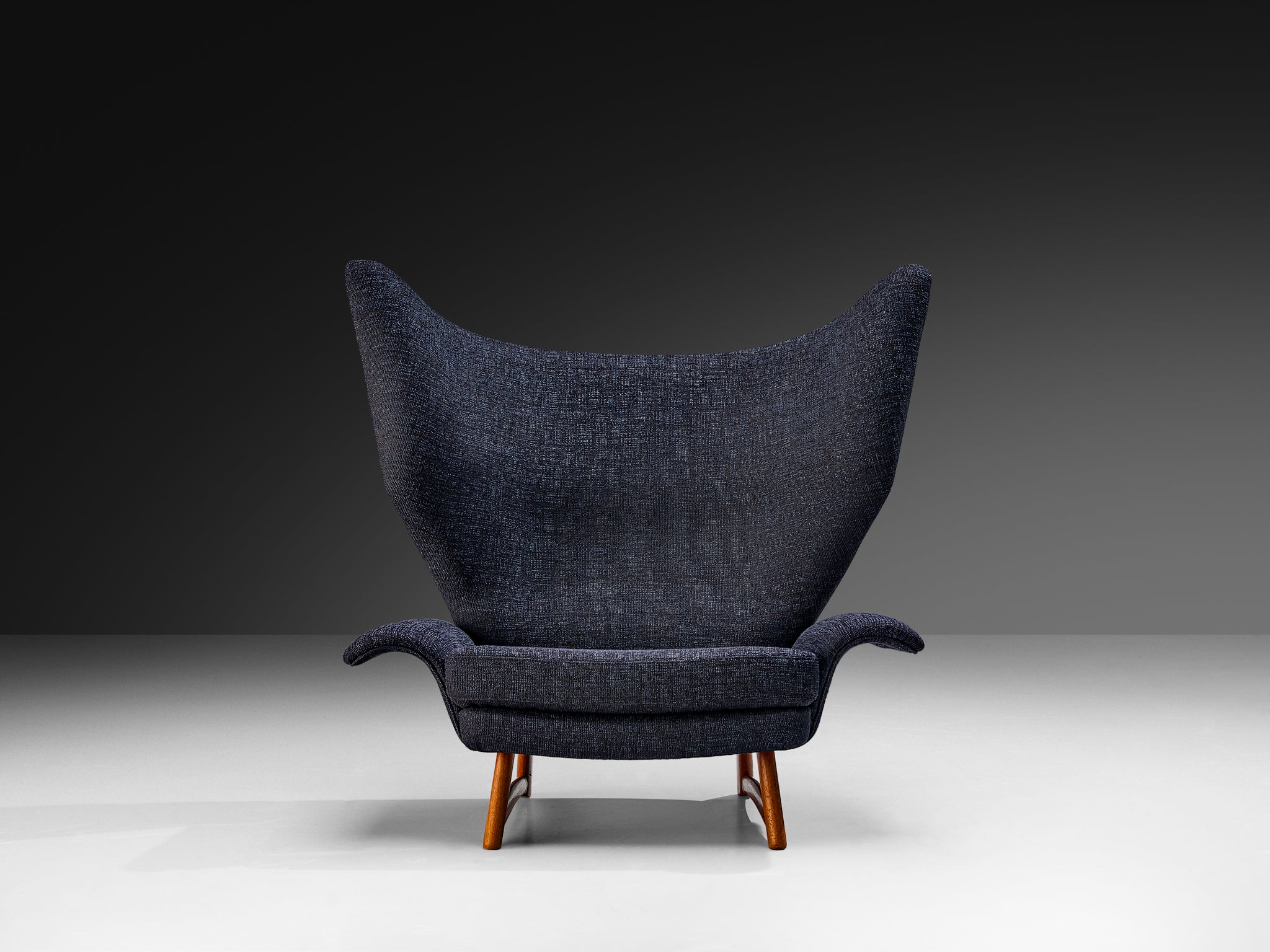 Rare Bent Møller Jepsen 'FN' Winged Lounge Chair Seating Morentz