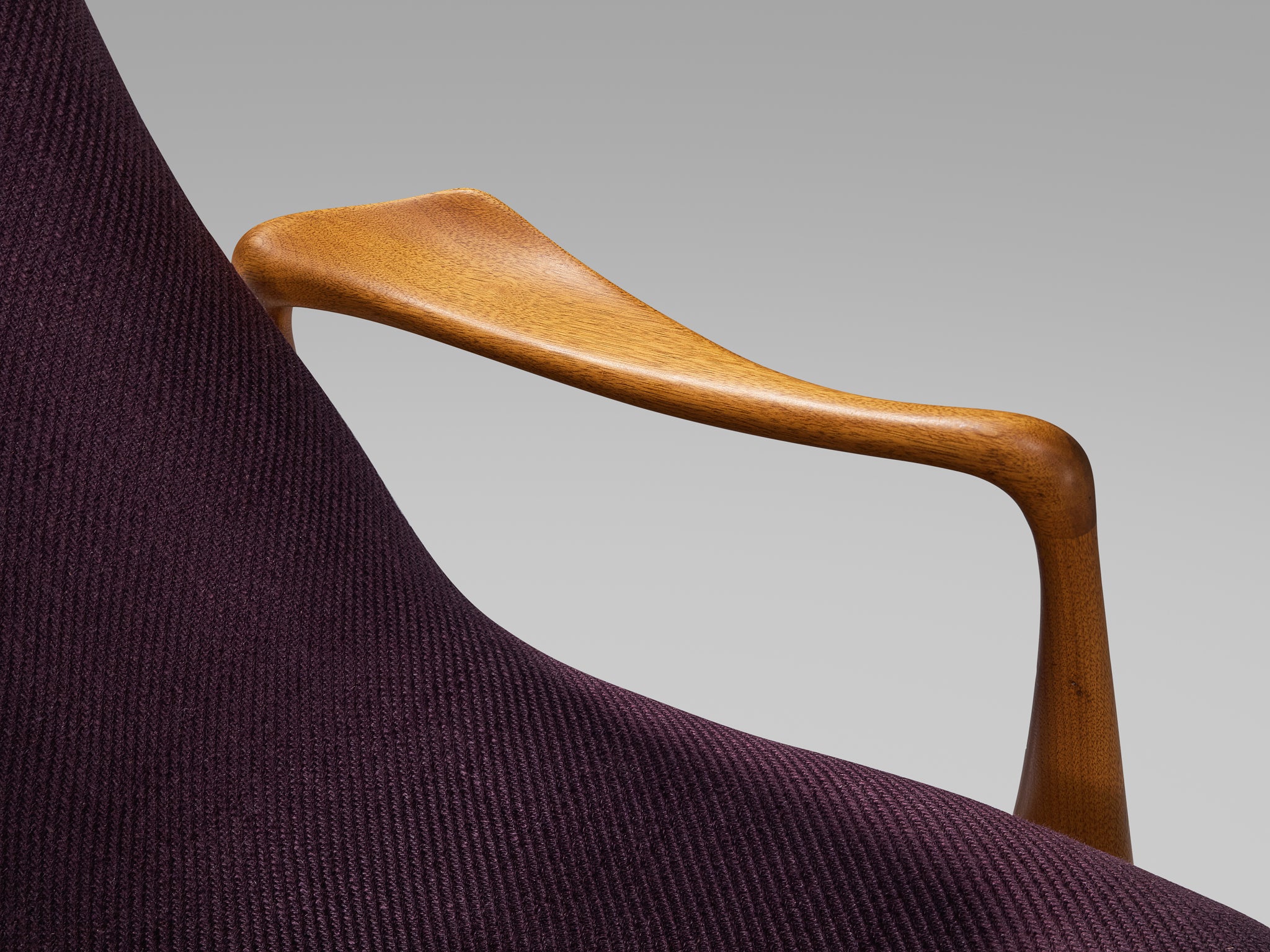 Vladimir Kagan for Dreyfuss ‘Multi-position Reclining’ Chair in Teak Seating Morentz