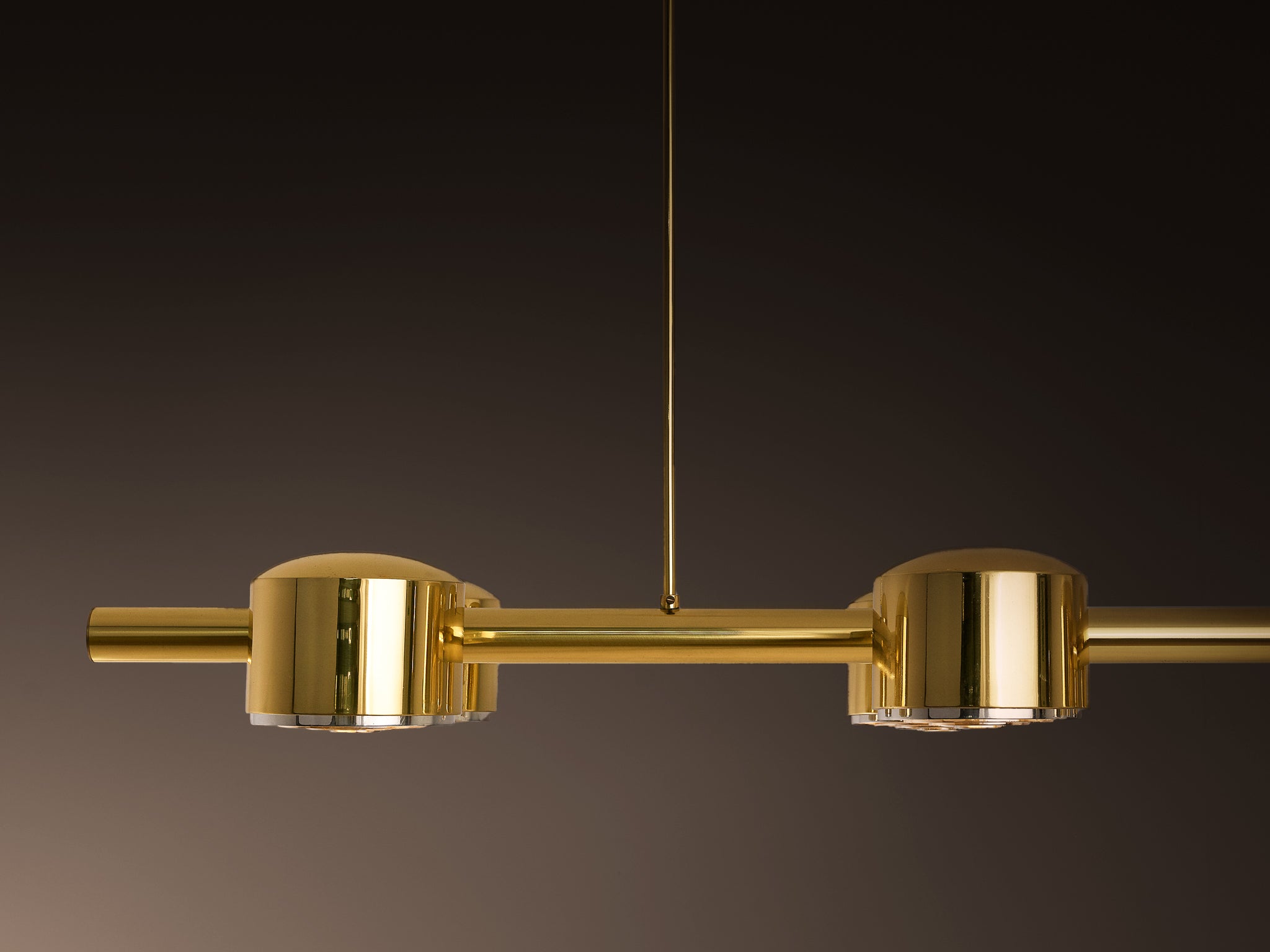 Hans-Agne Jakobsson T746/8 Chandelier in Brass Lighting Morentz