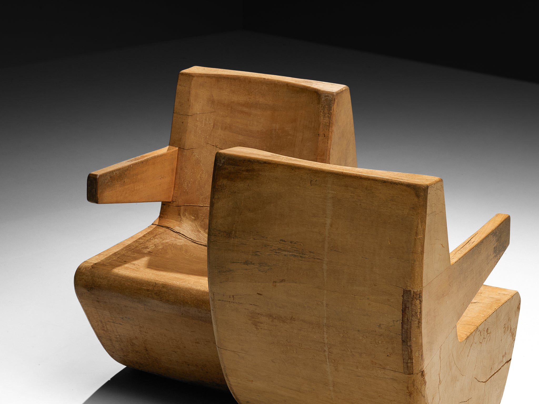 José Zanine Caldas Tête-à-Tête Conversadeira Namoradeira Rocker Lounge Chair Seating Morentz