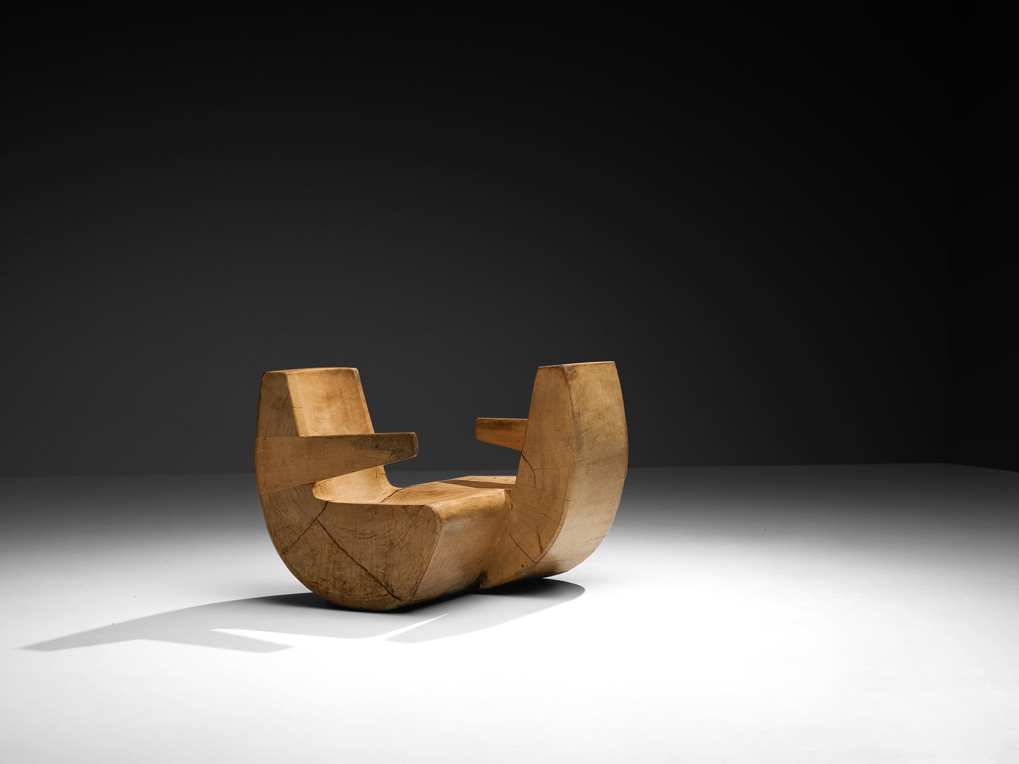 José Zanine Caldas Tête-à-Tête Conversadeira Namoradeira Rocker Lounge Chair Seating Morentz
