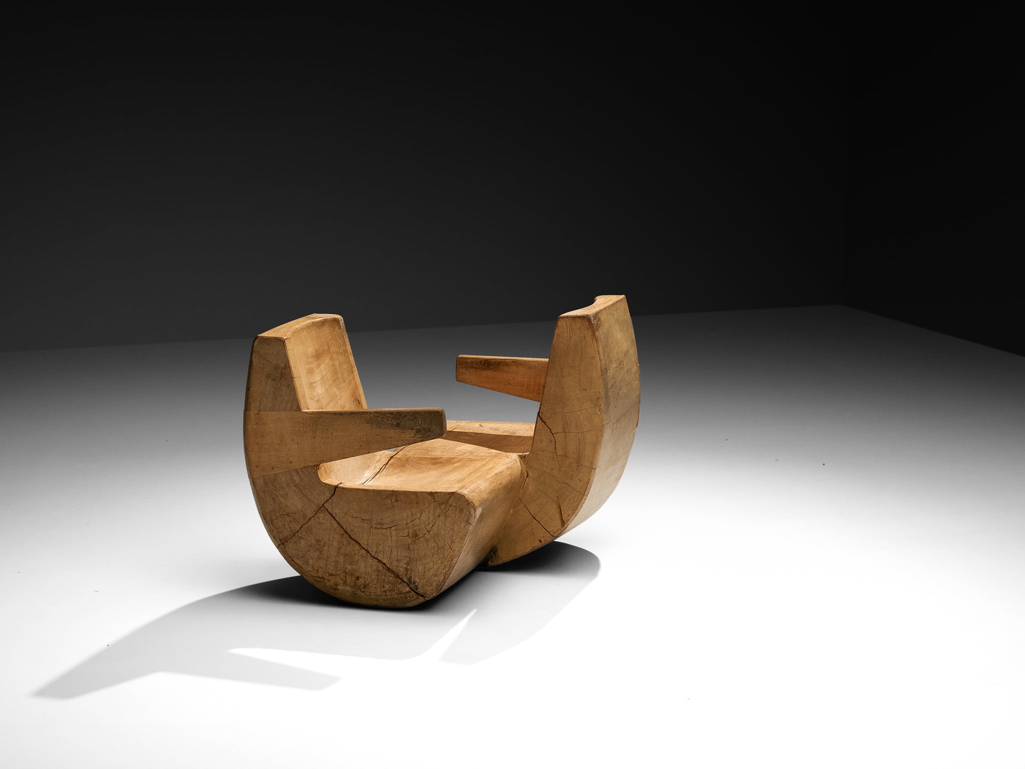 José Zanine Caldas Tête-à-Tête Conversadeira Namoradeira Rocker Lounge Chair Seating Morentz